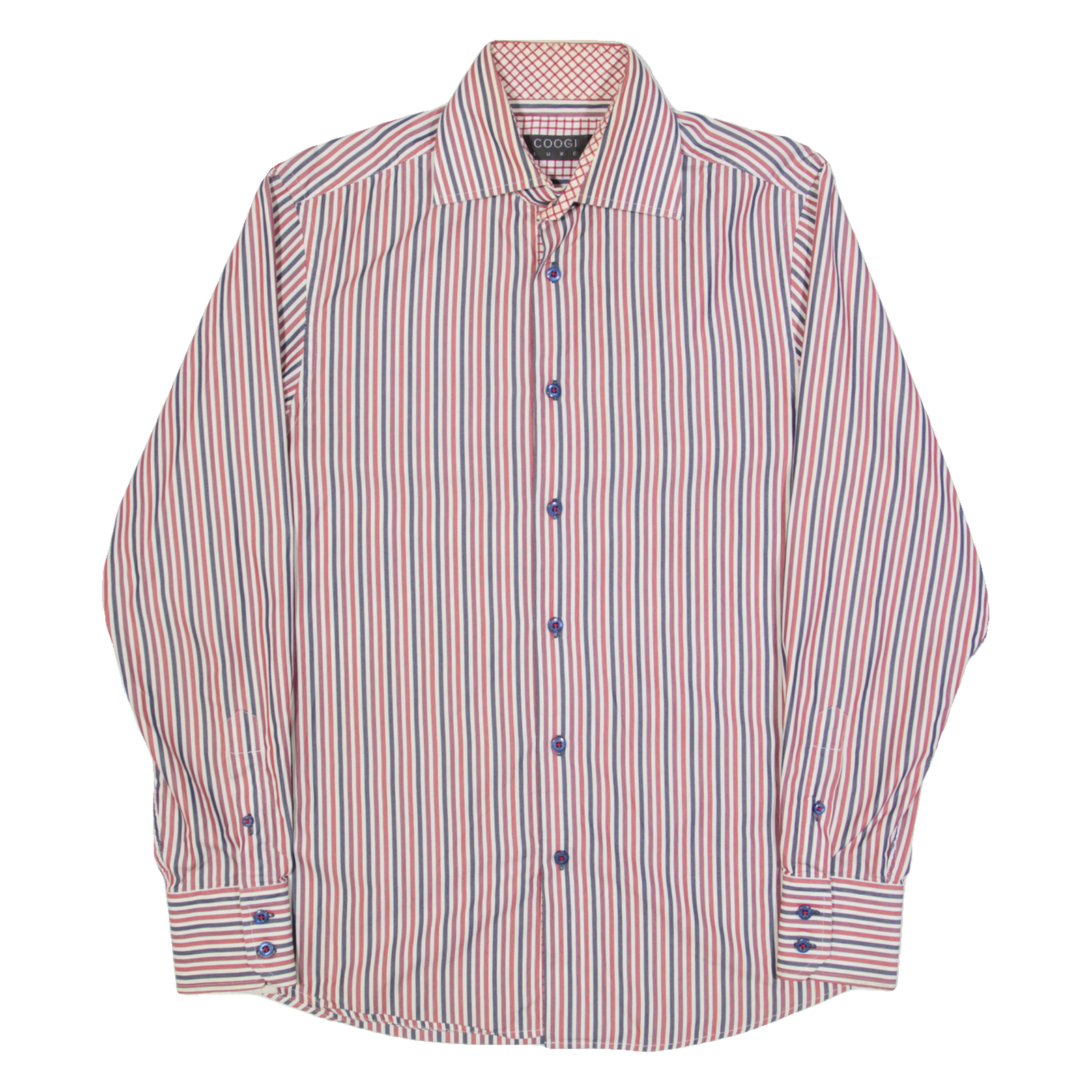 Buy COOGI Luxe Mens Shirt Red Striped Long Sleeve S Refurbished - $50.69 COOGI Luxe Mens Shirt Red Striped Long Sleeve S Refurbished - N/A refurbished available on Cerqular