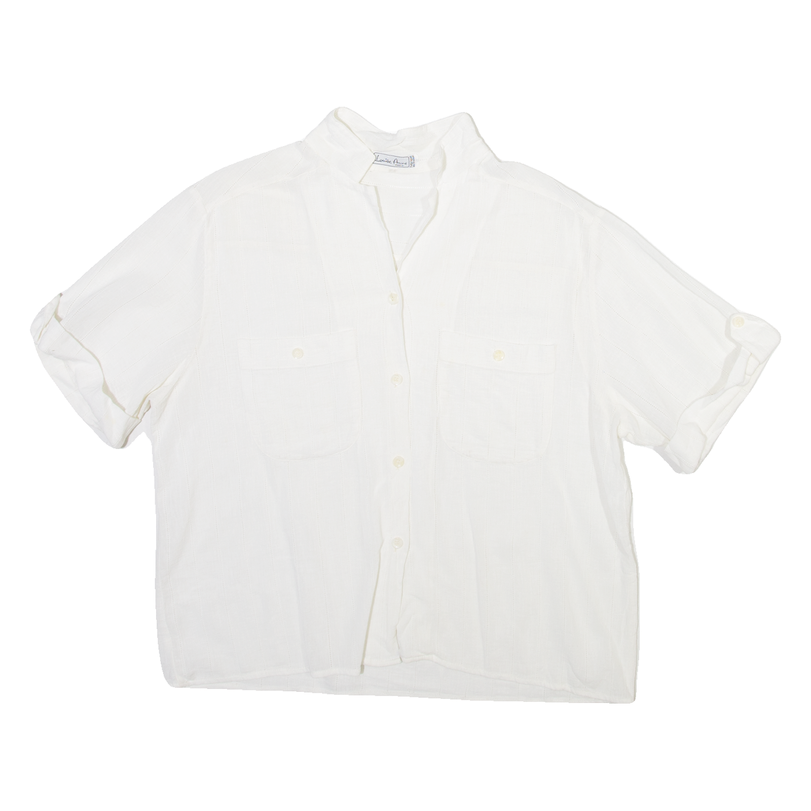 LOUISE ANNE Womens Shirt White M Refurbished - N/A refurbished available on Cerqular