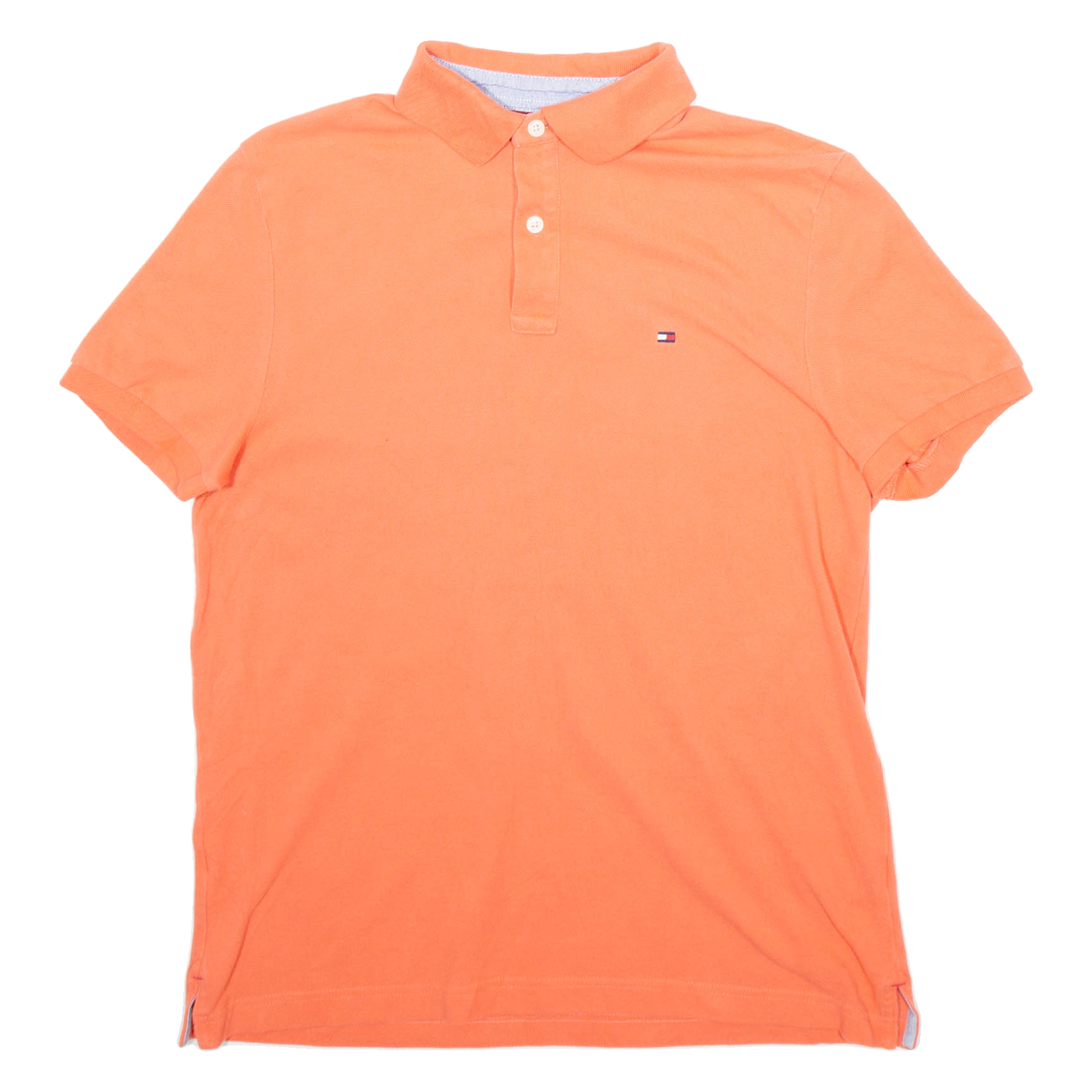 TOMMY HILFIGER Mens Polo Shirt Pink Short Sleeve S Refurbished - N/A refurbished available on Cerqular