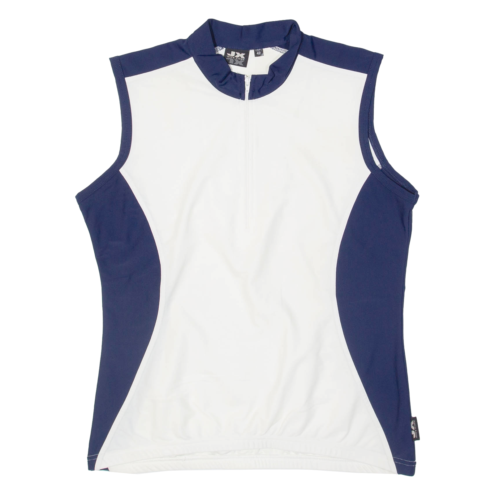 Cycling Womens Jersey White Sleeveless 1/2 Zip L Refurbished - N/A refurbished available on Cerqular