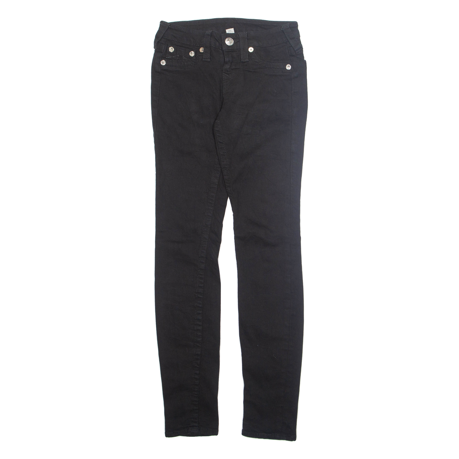 TRUE RELIGION Womens Jeans Black Slim Tapered W23 L29 Refurbished - N/A refurbished available on Cerqular