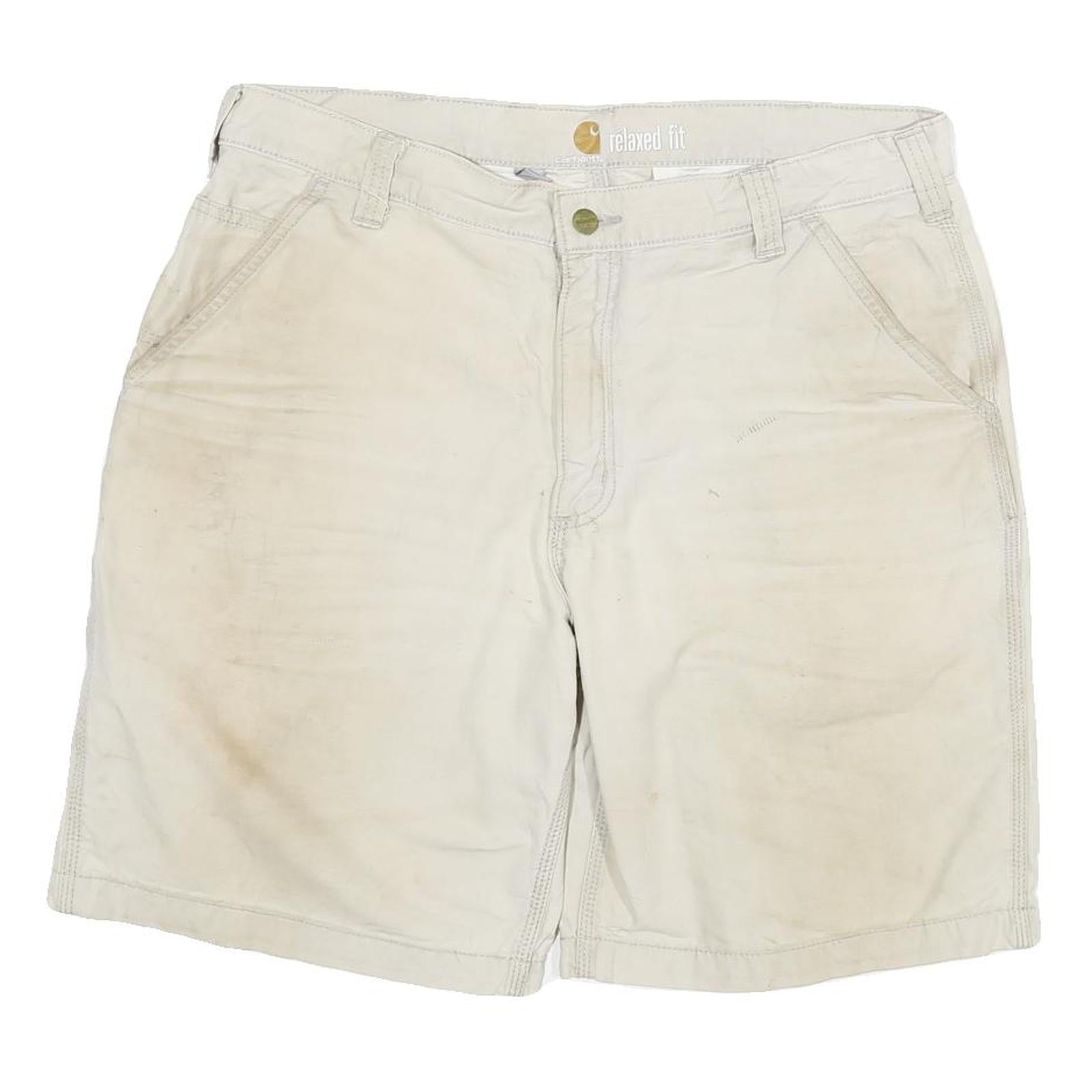 Buy CARHARTT Mens Shorts Beige Relaxed Fit Casual 3XL W36 Cotton Blend Refurbished - $29.89 CARHARTT Mens Shorts Beige Relaxed Fit Casual 3XL W36 Cotton Blend Refurbished - N/A refurbished available on Cerqular