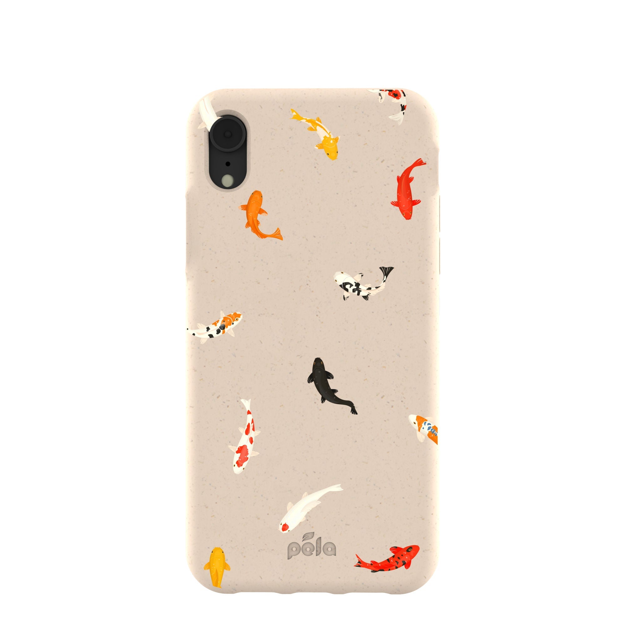 Seashell Lil Koi iPhone XR Case Refurbished - Pela Case refurbished available on Cerqular