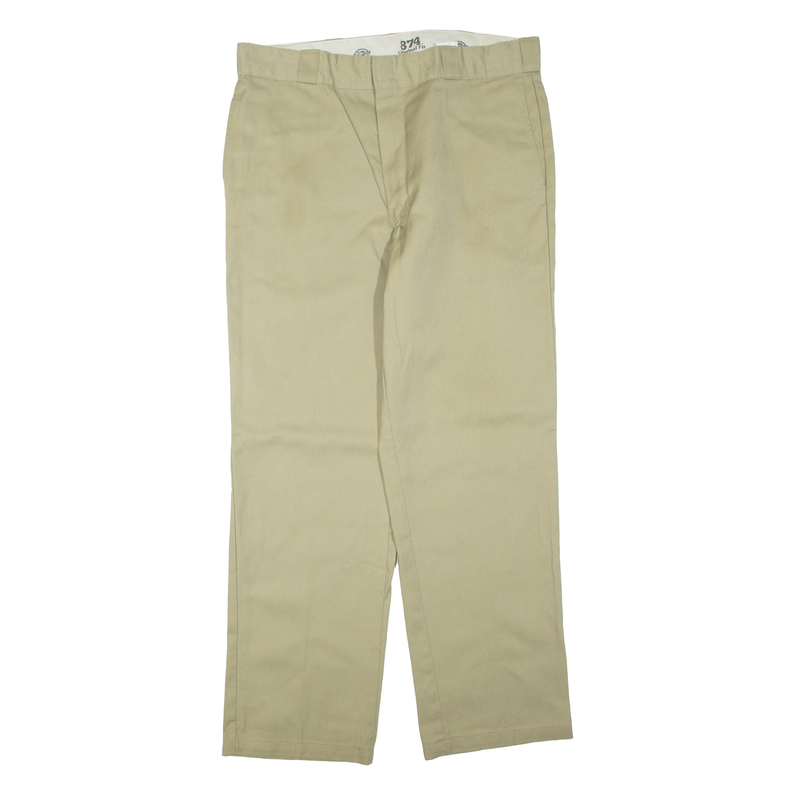 DICKIES Mens Trousers Beige Regular Tapered W36 L32 Refurbished - N/A refurbished available on Cerqular