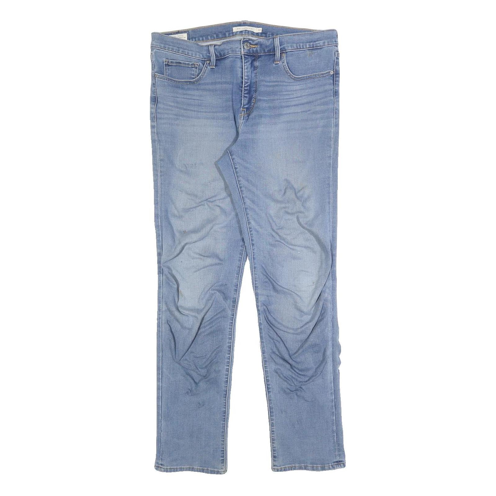 LEVI'S Womens Slim Slim Fit Blue Denim Stone Wash W32 L32 312 Jeans Zip Cotton Refurbished - N/A refurbished available on Cerqular