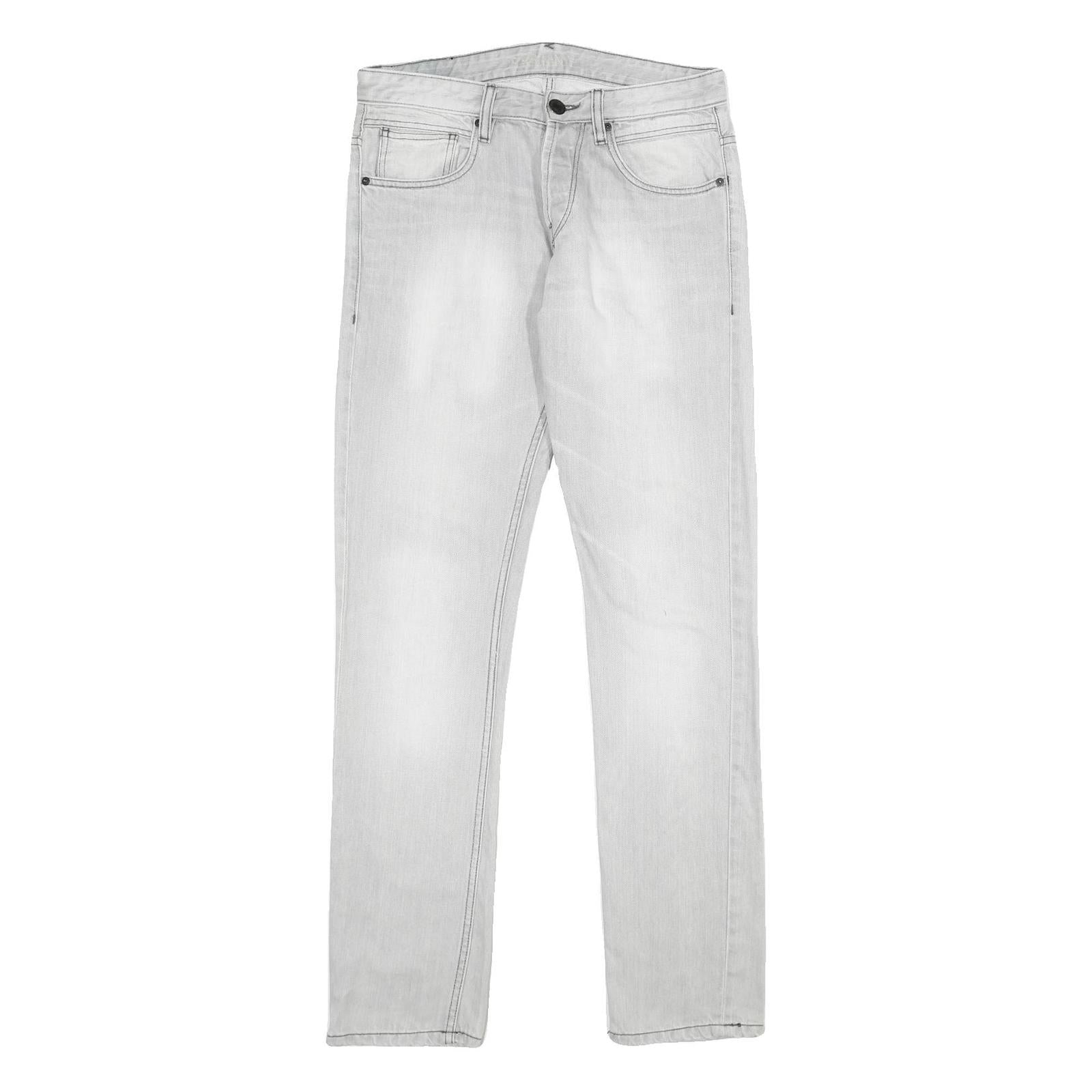 TOM TAILOR Mens Slim Light Blue Denim Jeans W32 L34 Classic Button Pockets Refurbished - N/A refurbished available on Cerqular