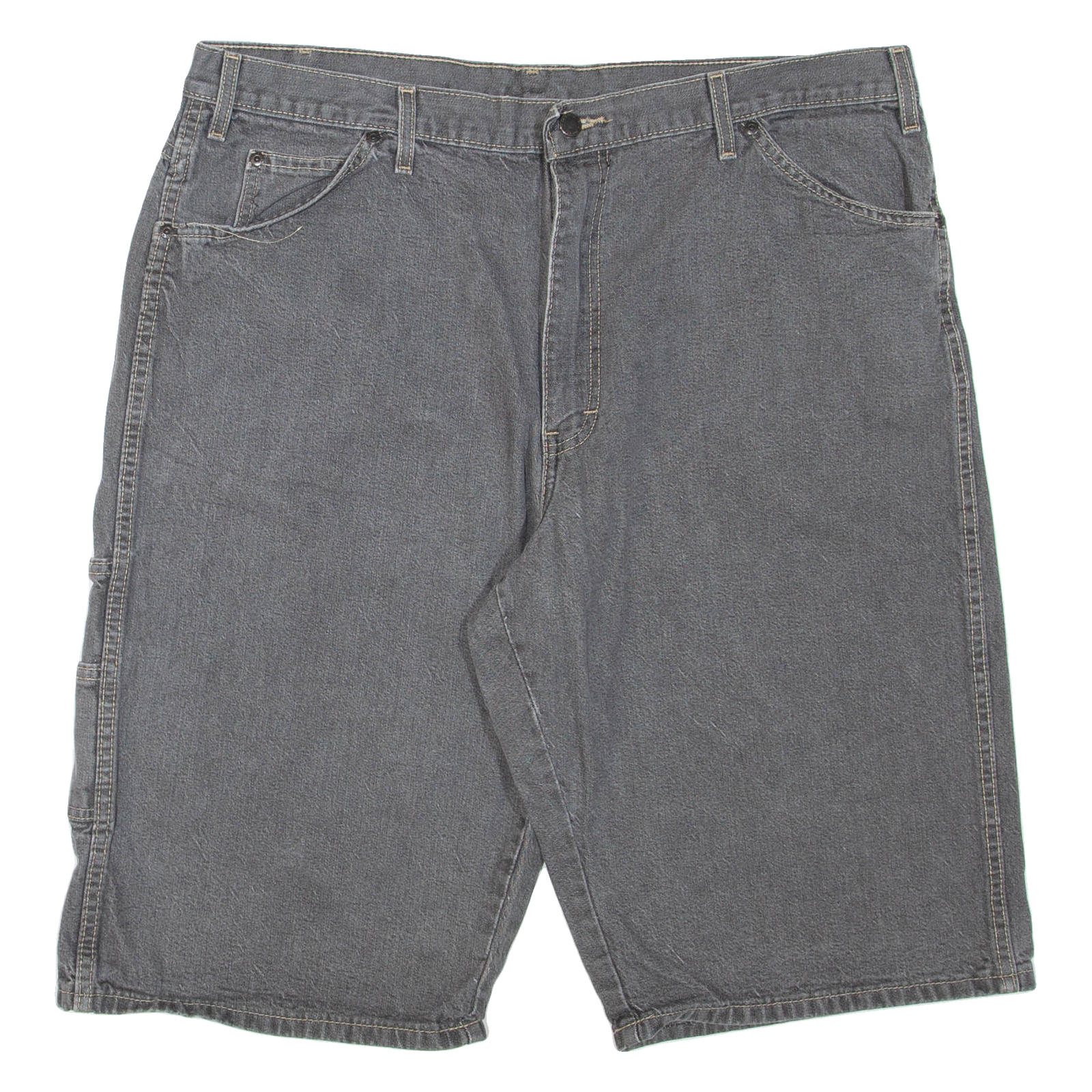 DICKIES Mens Jorts Shorts Grey XL W40 Refurbished - N/A refurbished available on Cerqular