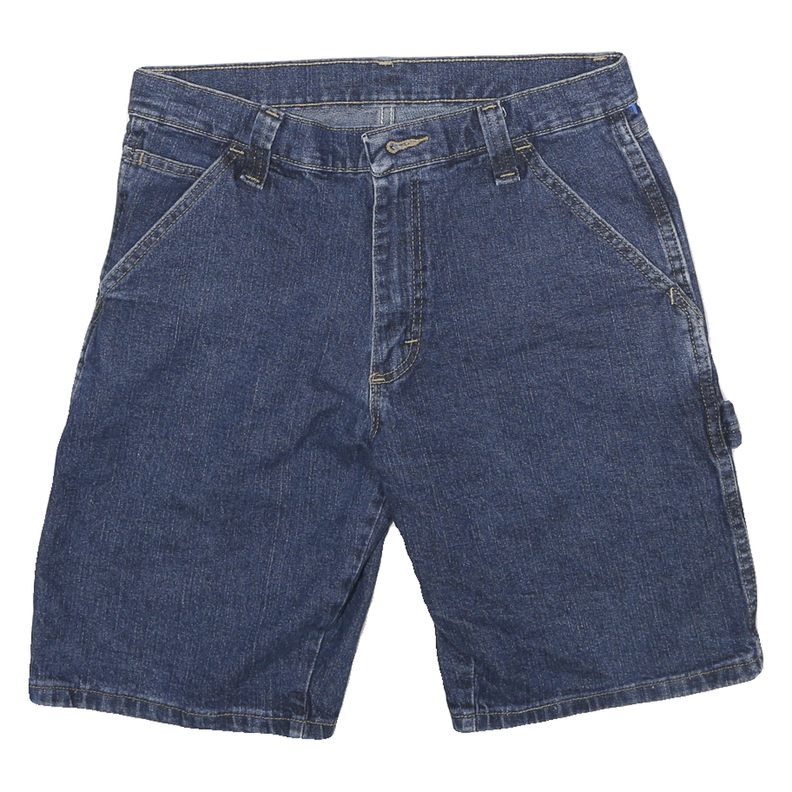 WRANGLER Mens Denim Blue Casual Shorts M W28 Workwear Utility Cotton Blend Refurbished - N/A refurbished available on Cerqular