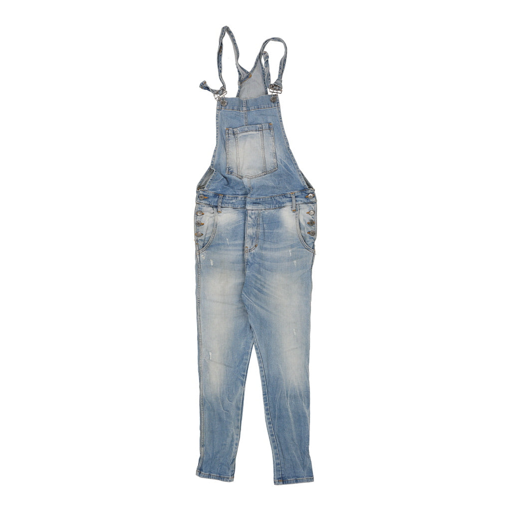 Acy Dungarees - Small Blue Cotton Refurbished - Thrifted (note: this is a term often used to describe second- refurbished available on Cerqular