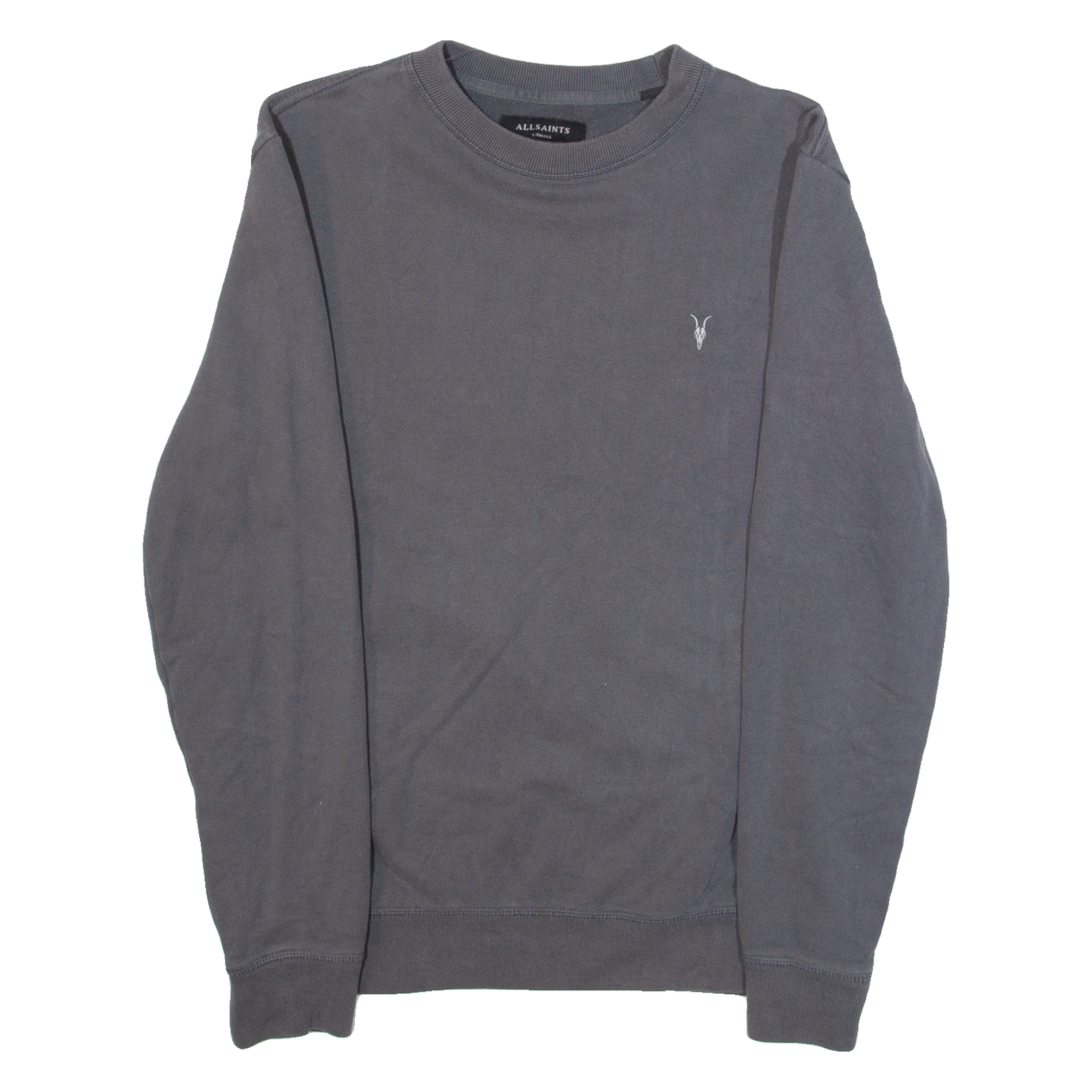 ALL SAINTS Mens Sweatshirt Grey XS Refurbished - N/A refurbished available on Cerqular