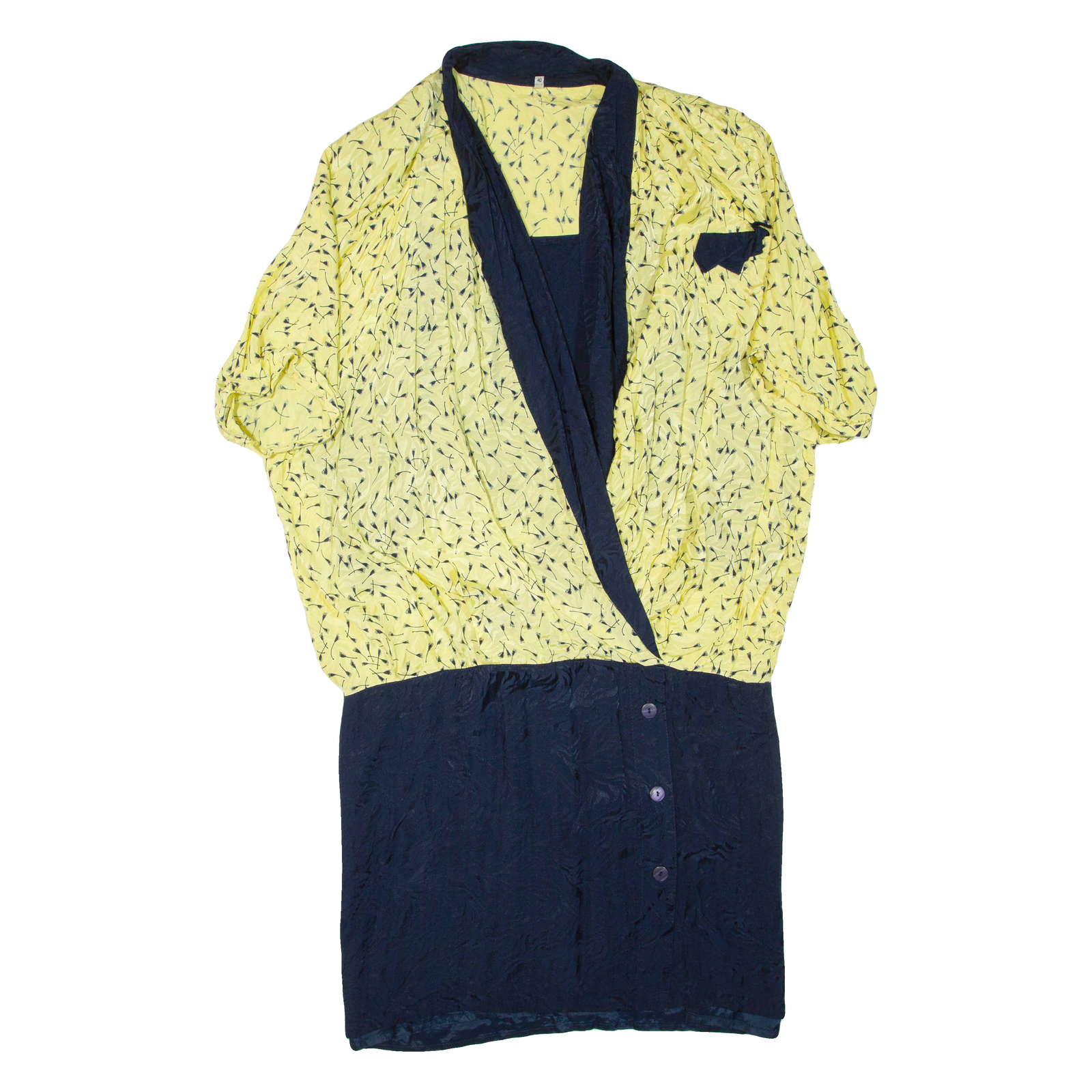 Womens Day Dress Yellow Short Sleeve Knee Length 2XL Refurbished - N/A refurbished available on Cerqular
