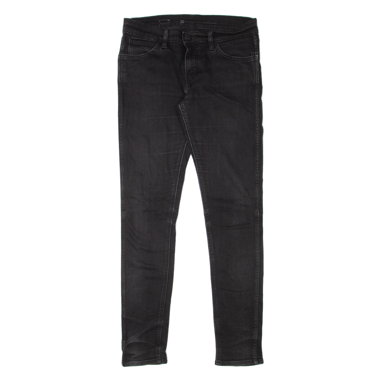 LEVI'S Womens Jeans Black Slim Skinny W30 L31 Refurbished - N/A refurbished available on Cerqular