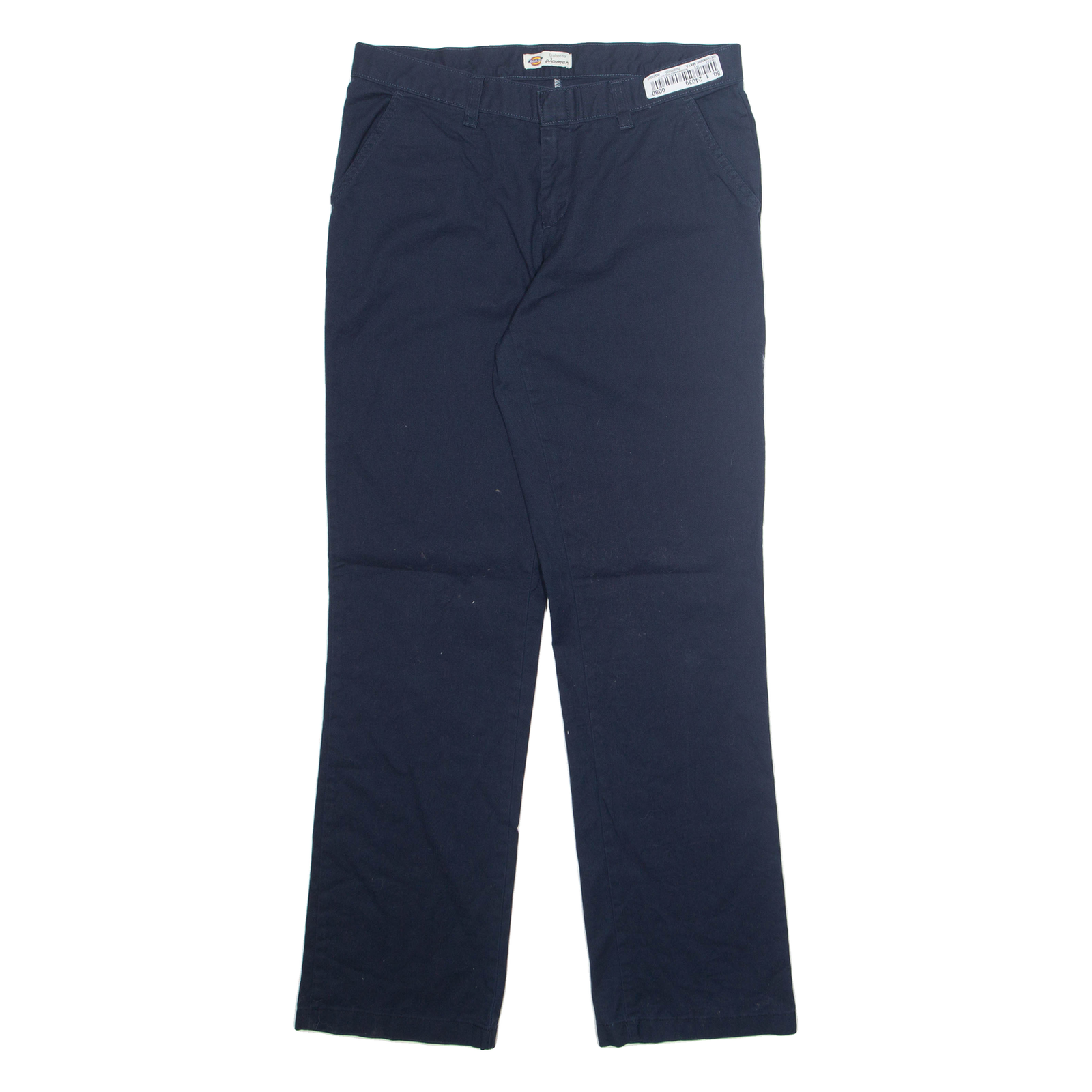 DICKIES Chino Womens Trousers Blue Regular Tapered W32 L32 Refurbished - N/A refurbished available on Cerqular