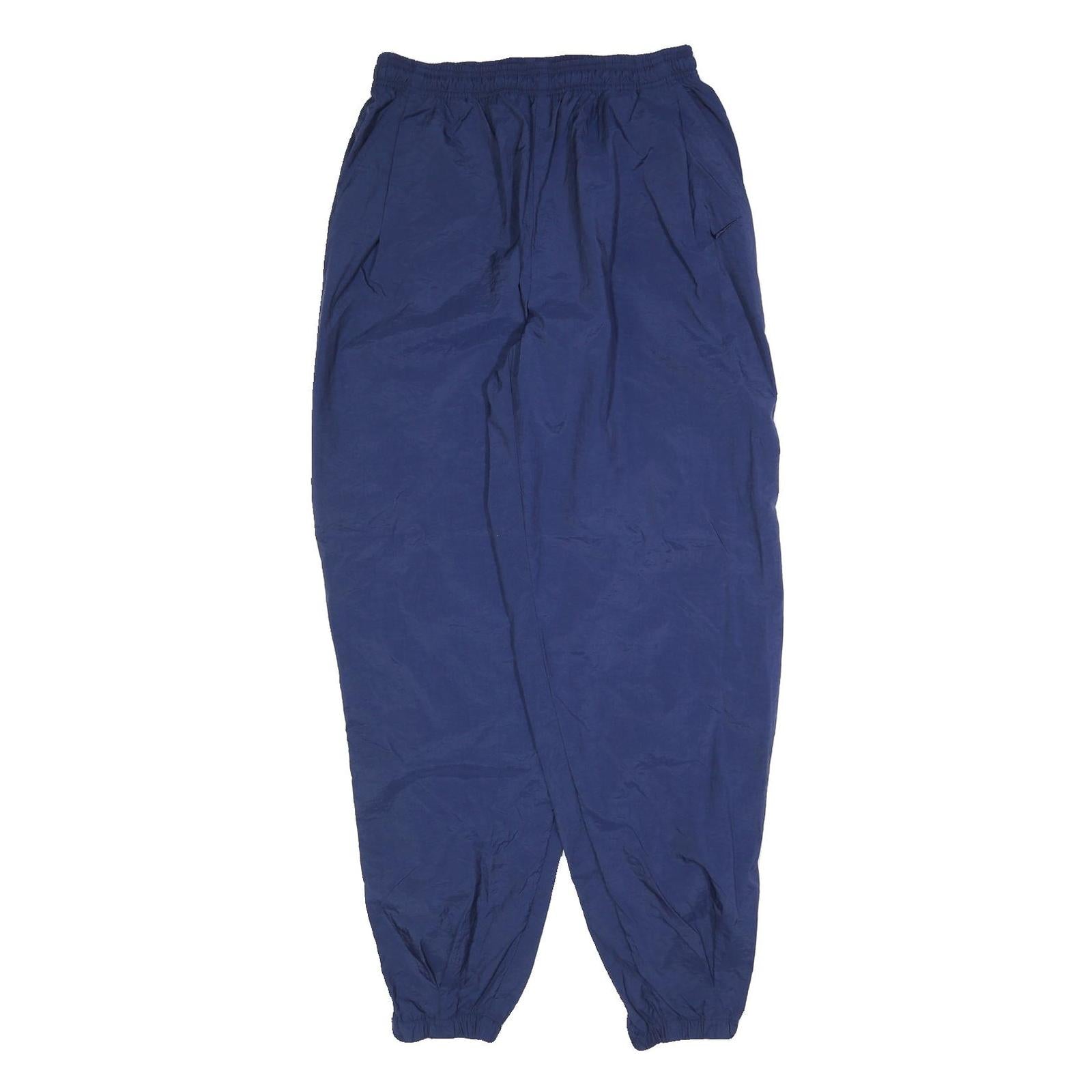 NIKE Mens Joggers Blue XL W32 L32 Polyester Blend Regular Fit Tapered Leg Refurbished - N/A refurbished available on Cerqular