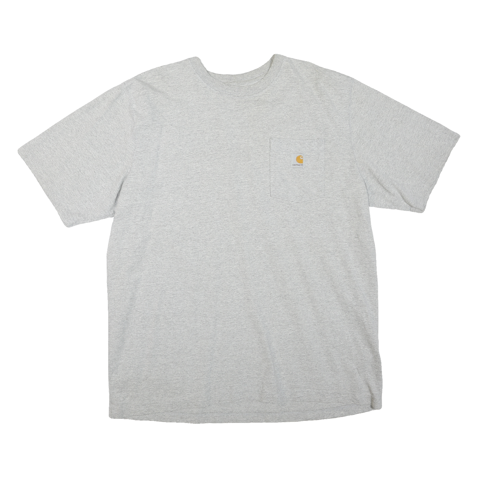 CARHARTT Mens Grey Pocket T-Shirt XL Short Sleeve Crew Neck Workwear Refurbished - N/A refurbished available on Cerqular
