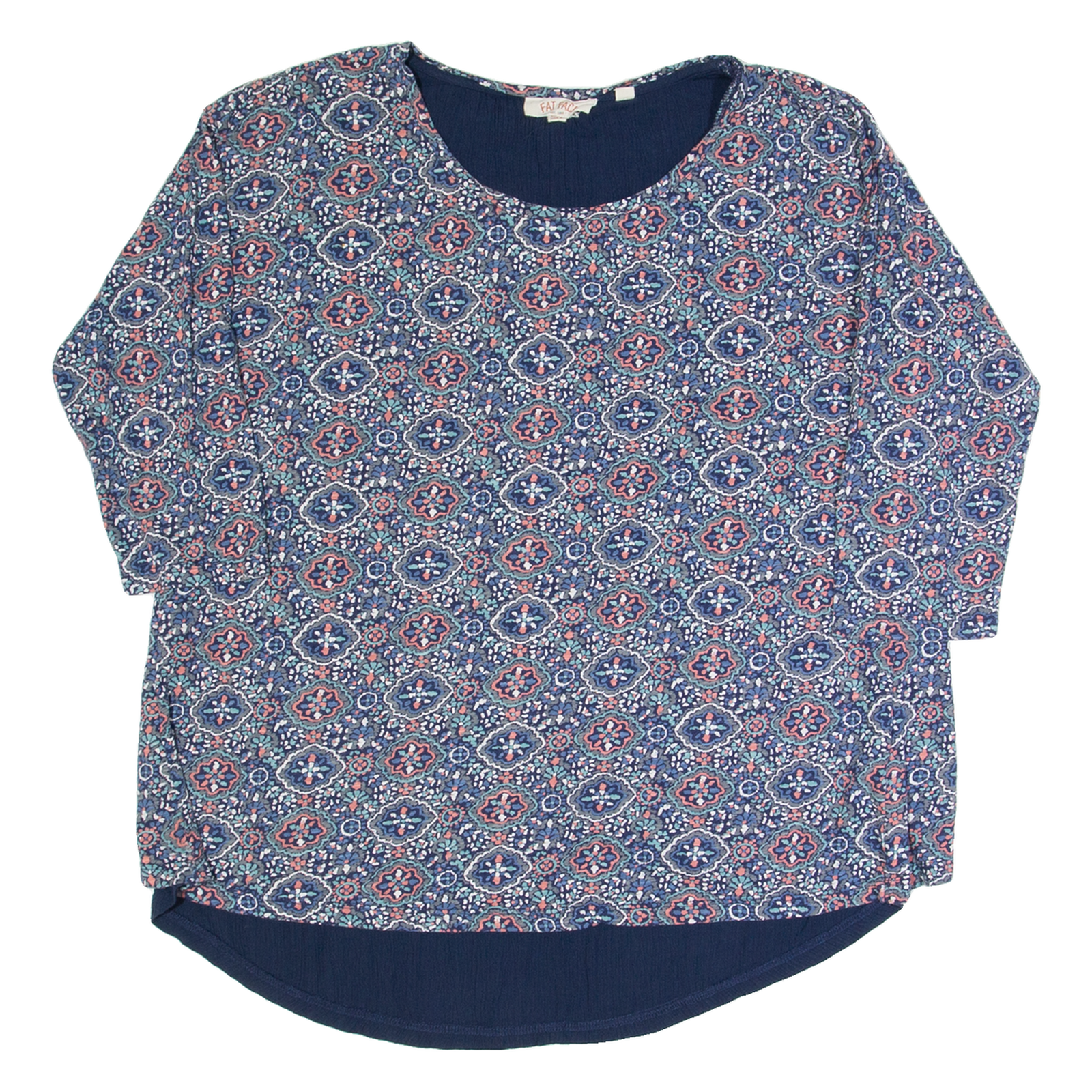 Buy FAT FACE Womens Printed Top Blue 3/4 Sleeve Crazy Pattern UK 12 Refurbished - $23.39 FAT FACE Womens Printed Top Blue 3/4 Sleeve Crazy Pattern UK 12 Refurbished - N/A refurbished available on Cerqular