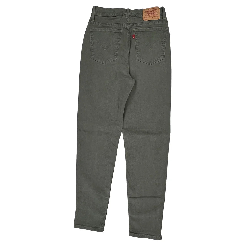 Levis 512 Slim Fit Jeans - 28W UK 8 Grey Cotton Refurbished - Thrifted (note: this is a term often used to describe second- refurbished available on Cerqular