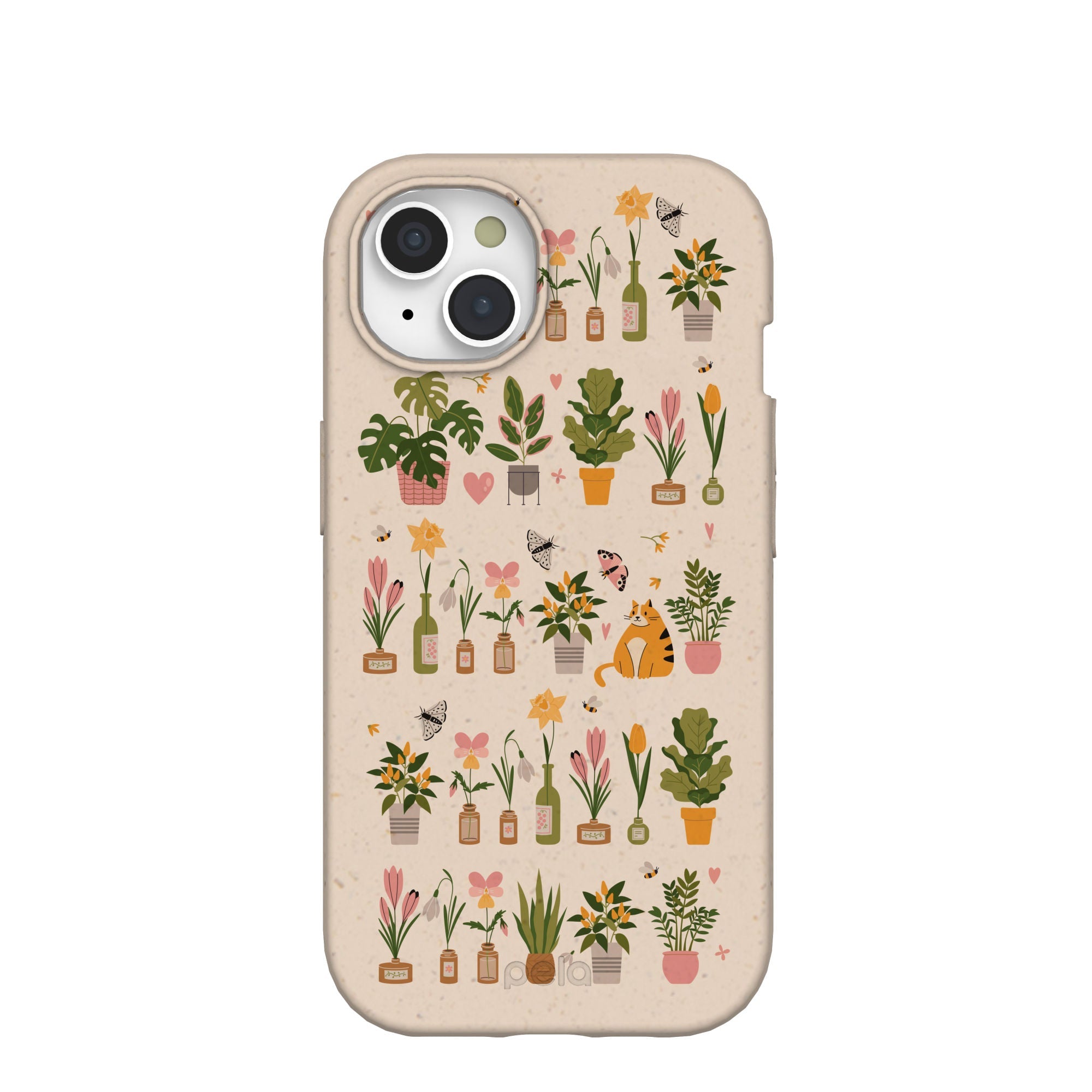 Seashell Plants and Blooms iPhone 15 Case Refurbished - Pela Case refurbished available on Cerqular