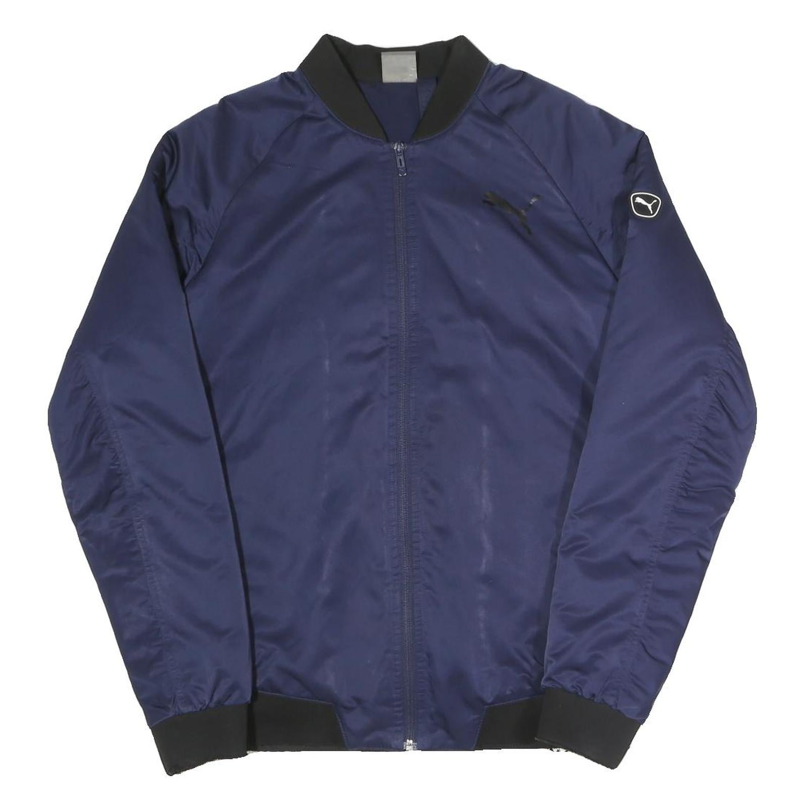 Buy PUMA Mens Navy Blue Bomber Jacket S Polyester Blend Plain Zip Sportswear Refurbished - $41.59 PUMA Mens Navy Blue Bomber Jacket S Polyester Blend Plain Zip Sportswear Refurbished - N/A refurbished available on Cerqular