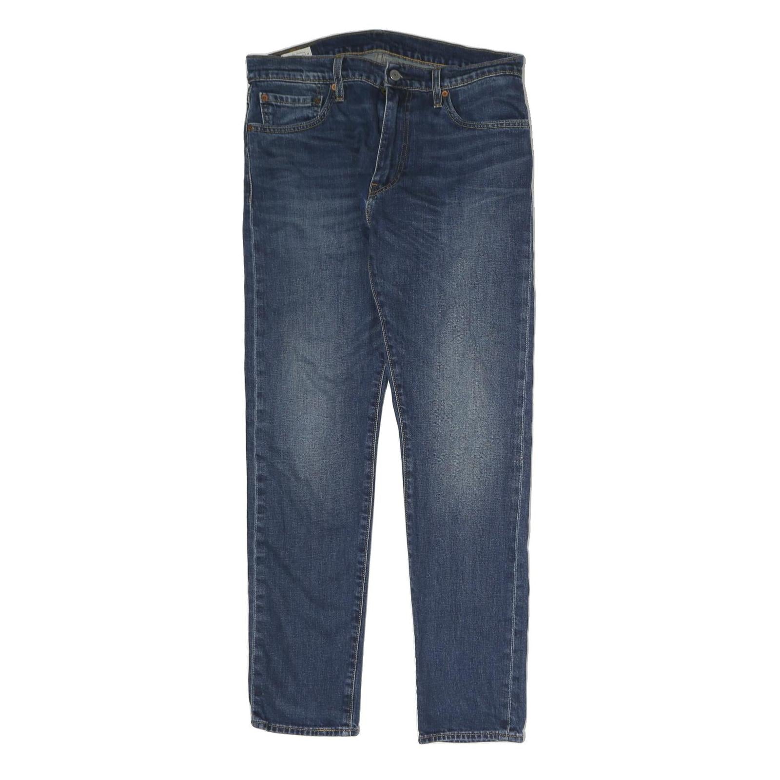 LEVI'S 512 Mens Jeans Blue Regular Slim Denim Medium W33 L32 Classic Style Refurbished - N/A refurbished available on Cerqular