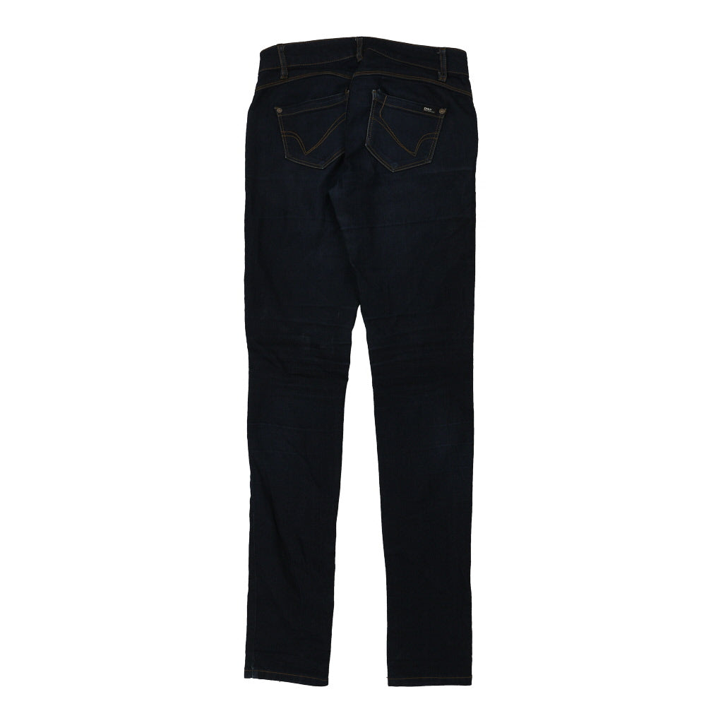 Only Skinny Jeans - Medium Dark Wash Cotton Refurbished - Thrifted (note: this is a term often used to describe second- refurbished available on Cerqular