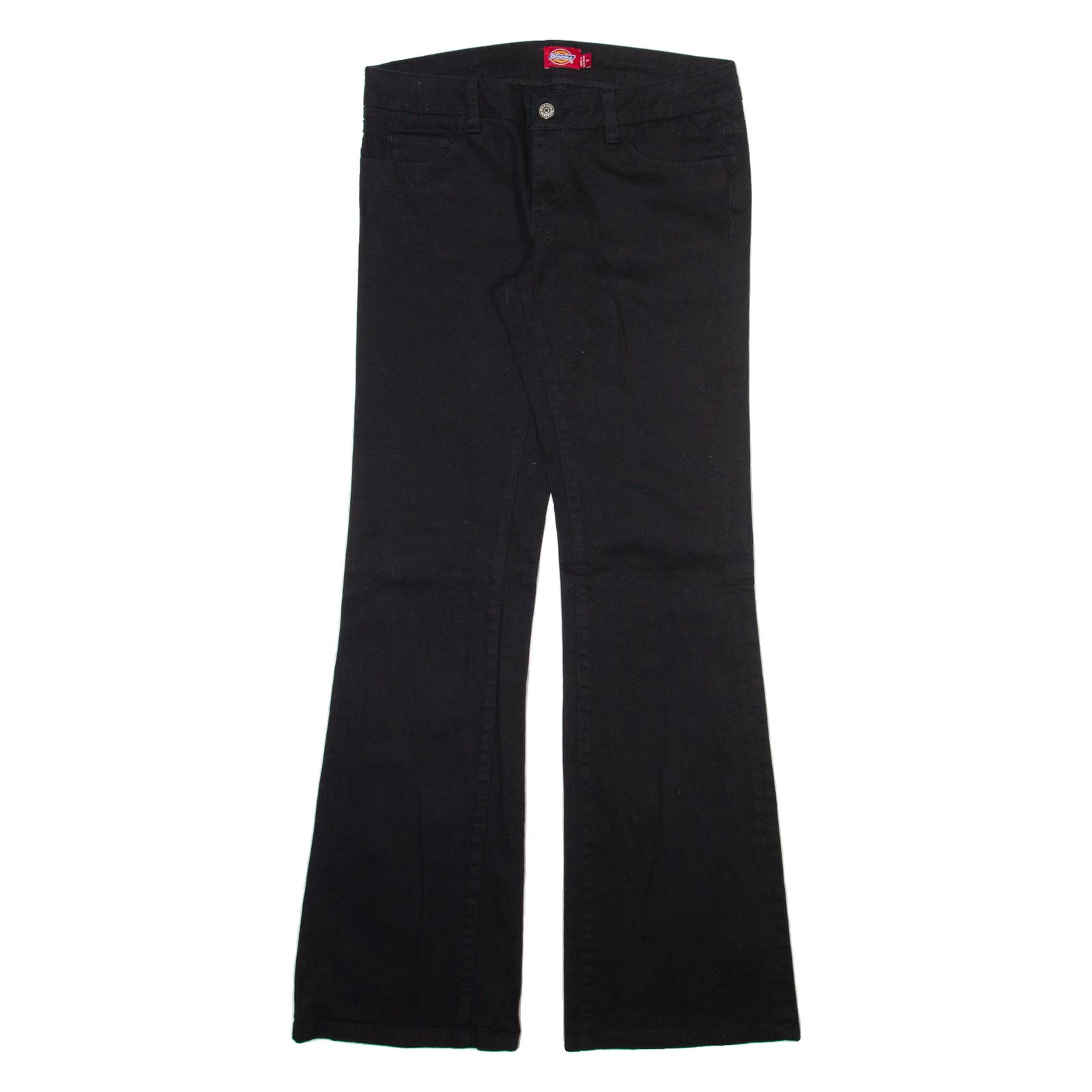 DICKIES Womens Trousers Black Slim Bootcut W30 L31 Refurbished - N/A refurbished available on Cerqular