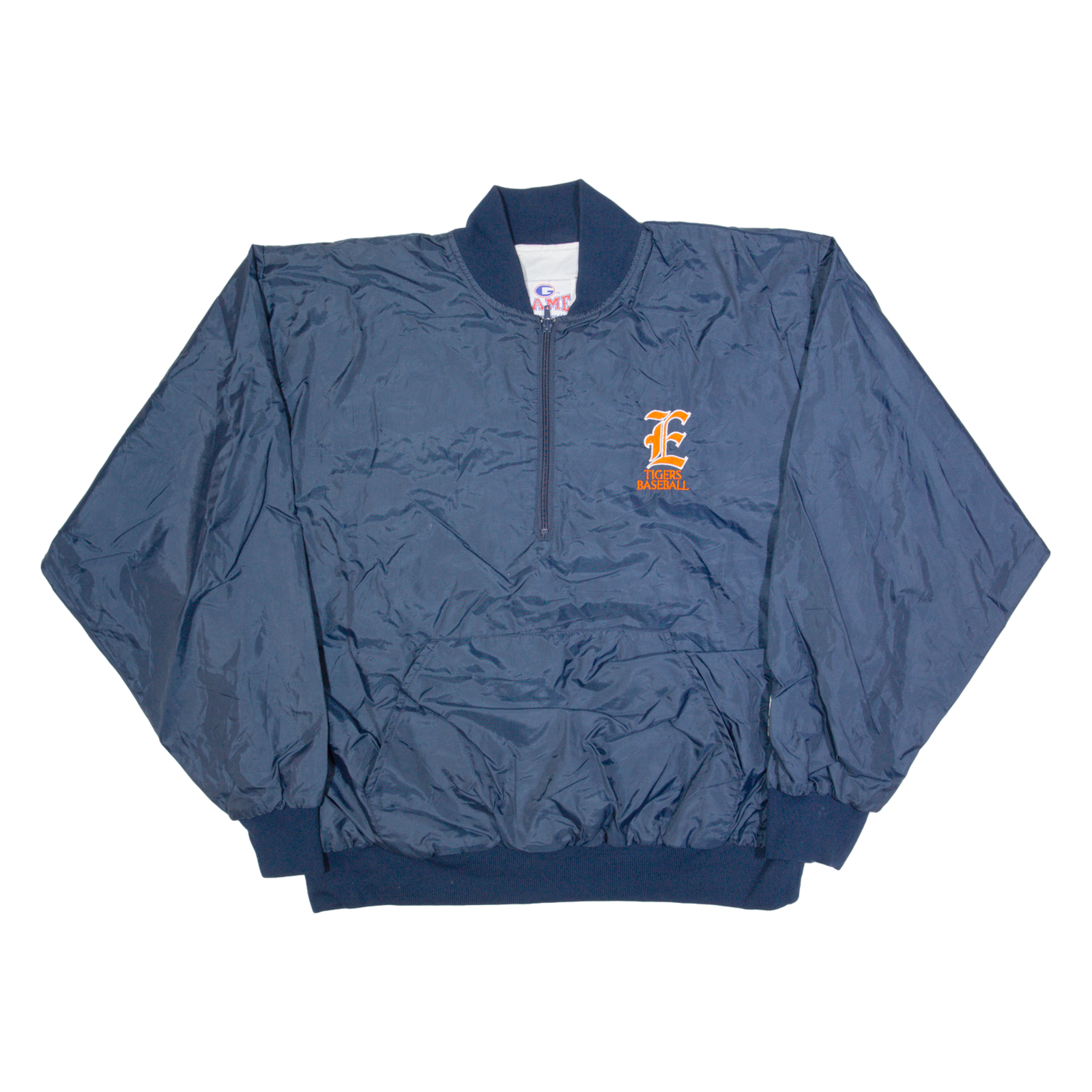 GAME Tigers Baseball Mens Pullover Jacket Blue USA 2XL Refurbished - N/A refurbished available on Cerqular