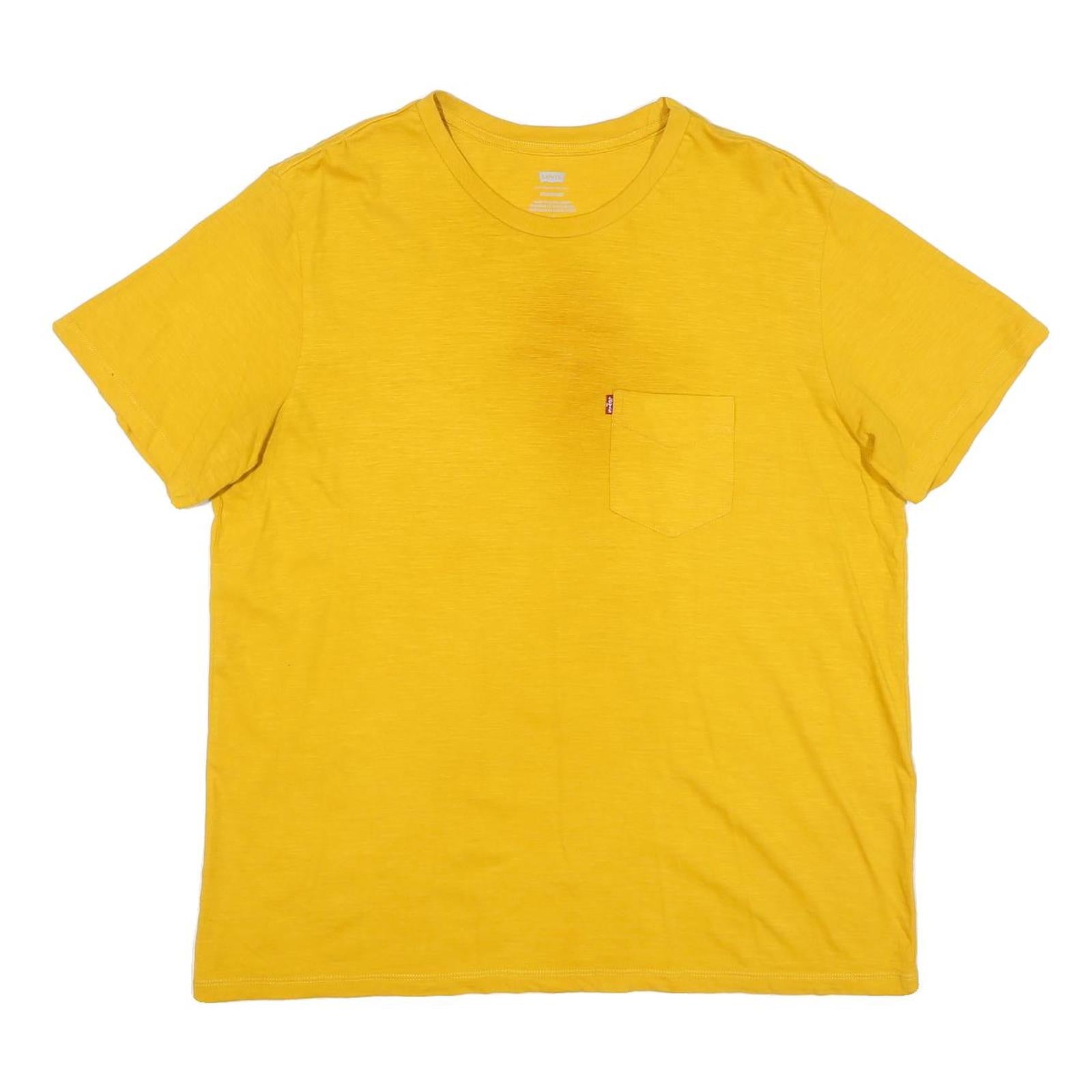 Buy LEVI'S Mens Yellow Pocket T-Shirt L Short Sleeve Crew Neck Cotton Blend Casual Refurbished - $22.09 LEVI'S Mens Yellow Pocket T-Shirt L Short Sleeve Crew Neck Cotton Blend Casual Refurbished - N/A refurbished available on Cerqular