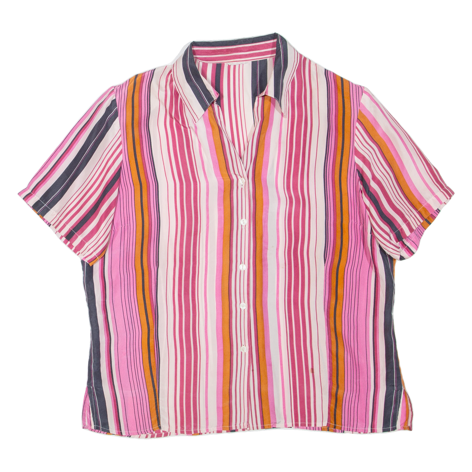 Buy Womens Printed Shirt Pink Collared Striped M Refurbished - $16.89 Womens Printed Shirt Pink Collared Striped M Refurbished - N/A refurbished available on Cerqular