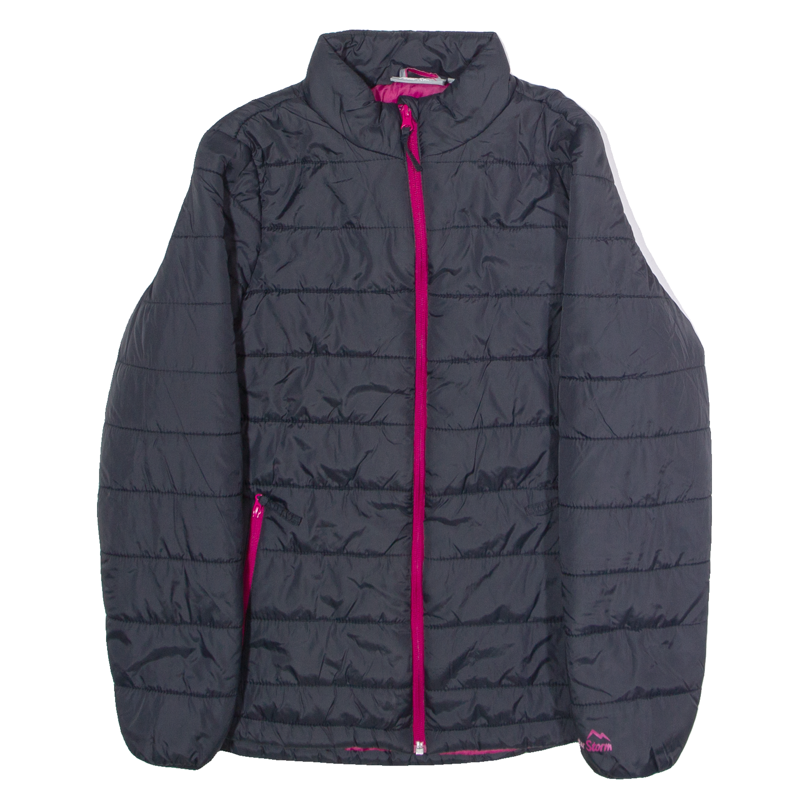 PETER STORM Womens Puffer Jacket Black Nylon UK 10 Refurbished - N/A refurbished available on Cerqular