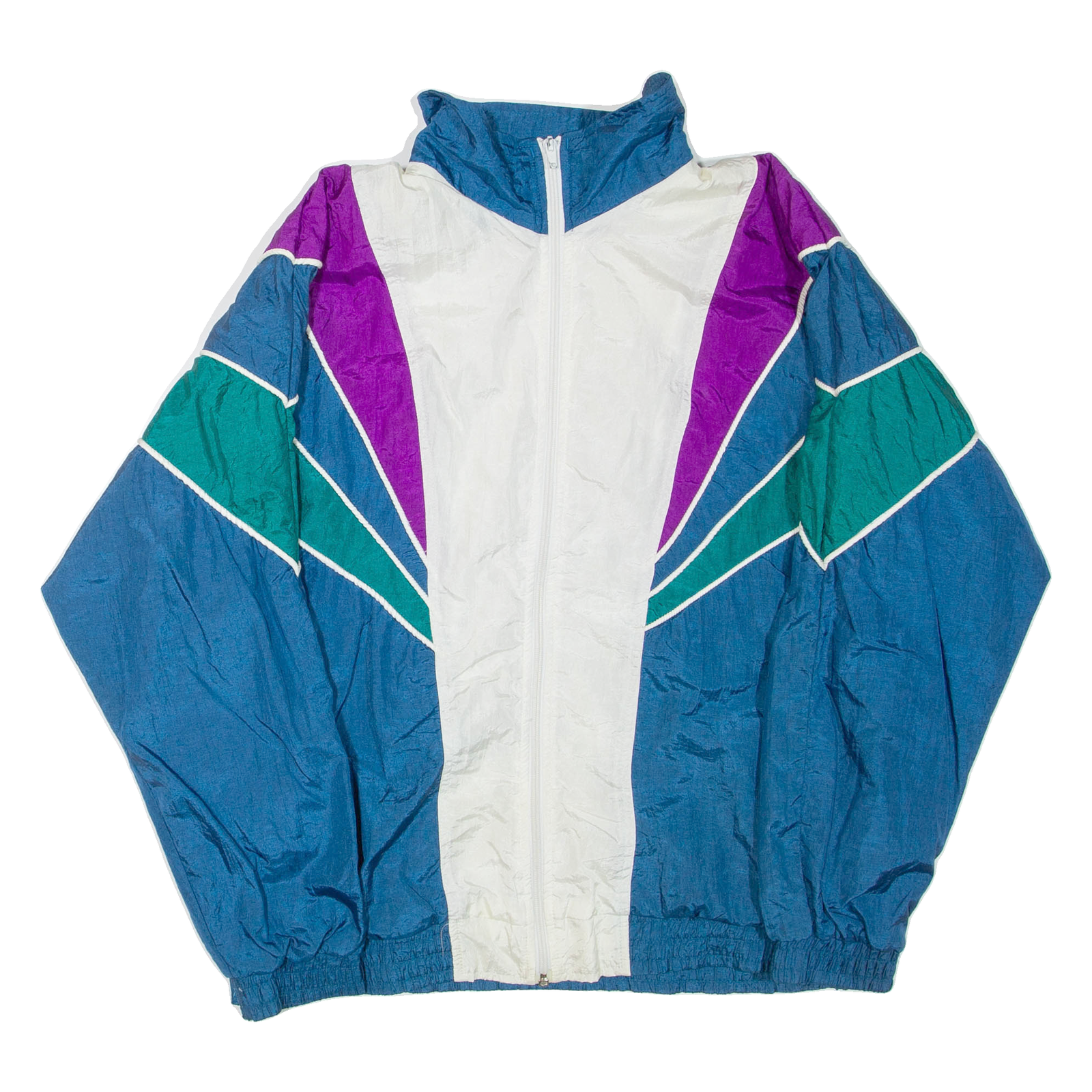 BOCOO Womens Jacket Blue Nylon Colourblock S Refurbished - N/A refurbished available on Cerqular