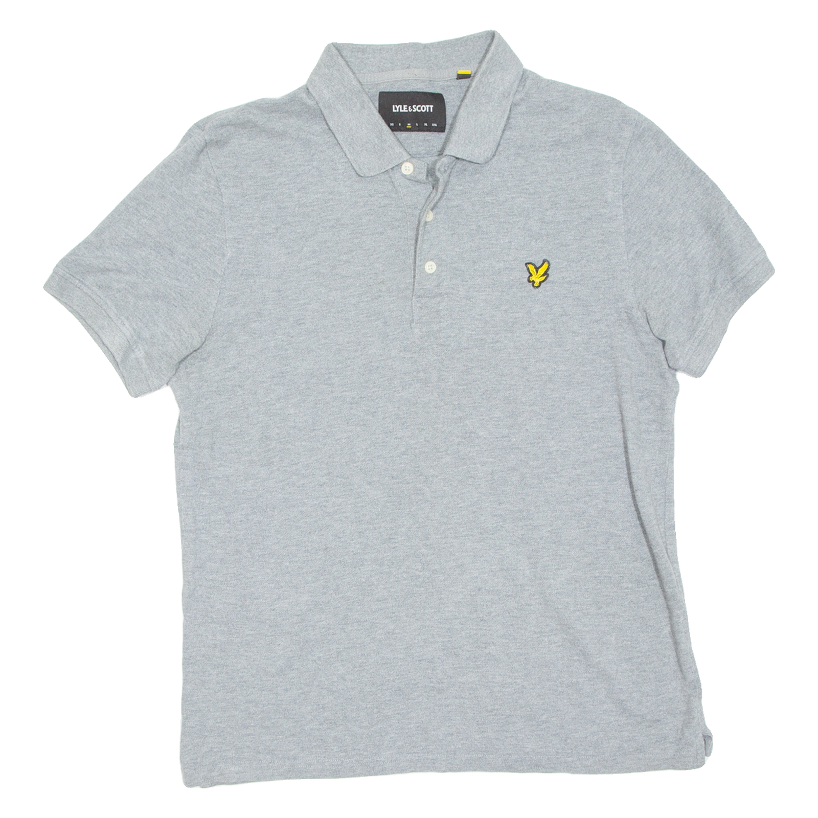 LYLE & SCOTT Mens Polo Shirt Grey M Refurbished - N/A refurbished available on Cerqular