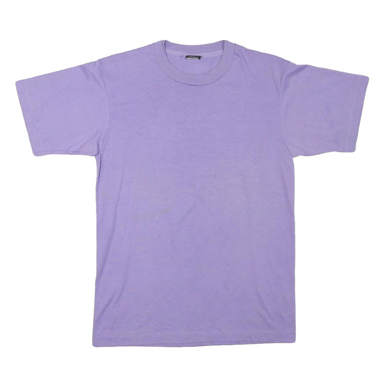 THE BEST Mens Purple Graphic T-Shirt M Short Sleeve Crew Neck Summer Design Refurbished - N/A refurbished available on Cerqular