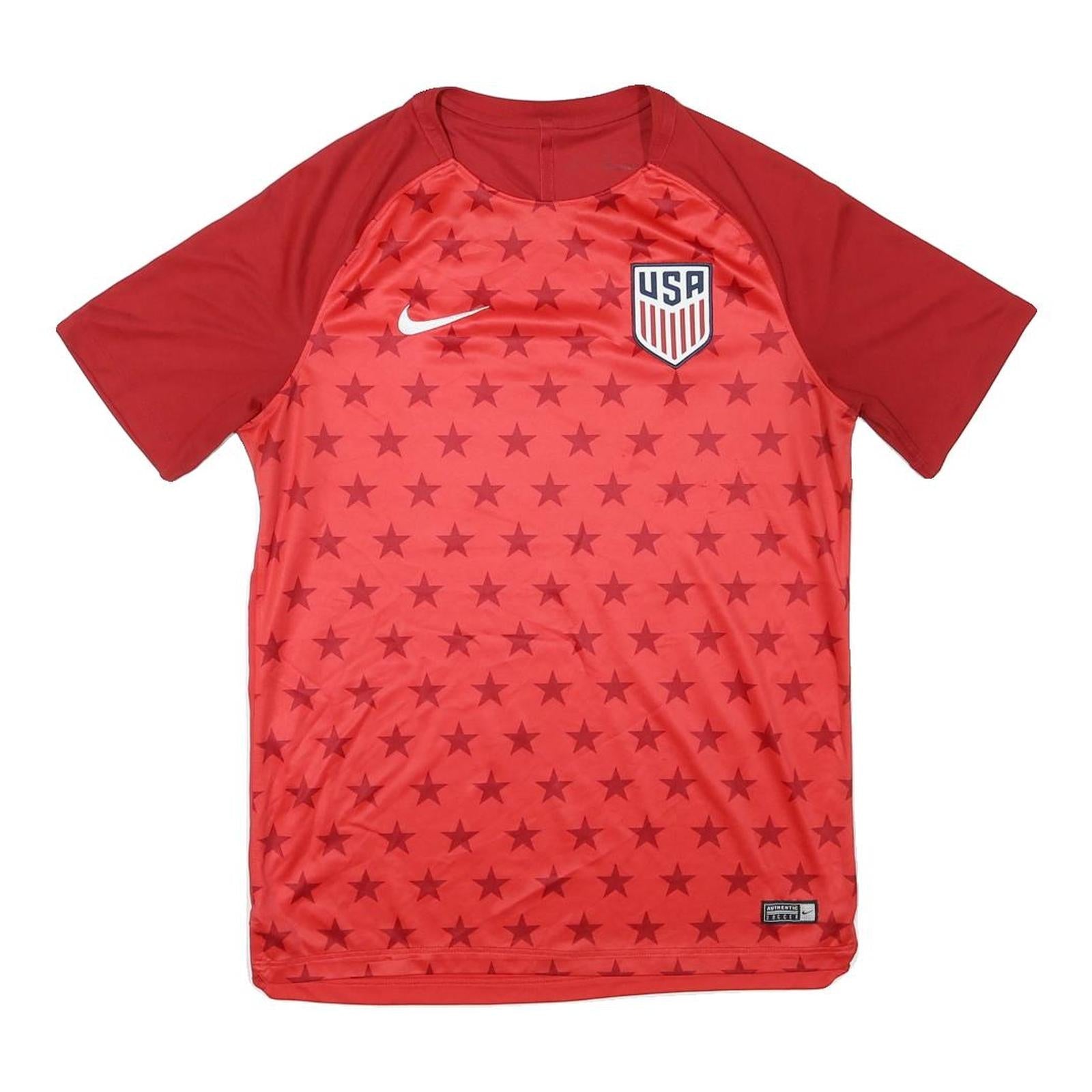 NIKE Mens Red USA Graphic T-Shirt S Short Sleeve Crew Neck Sports Refurbished - N/A refurbished available on Cerqular
