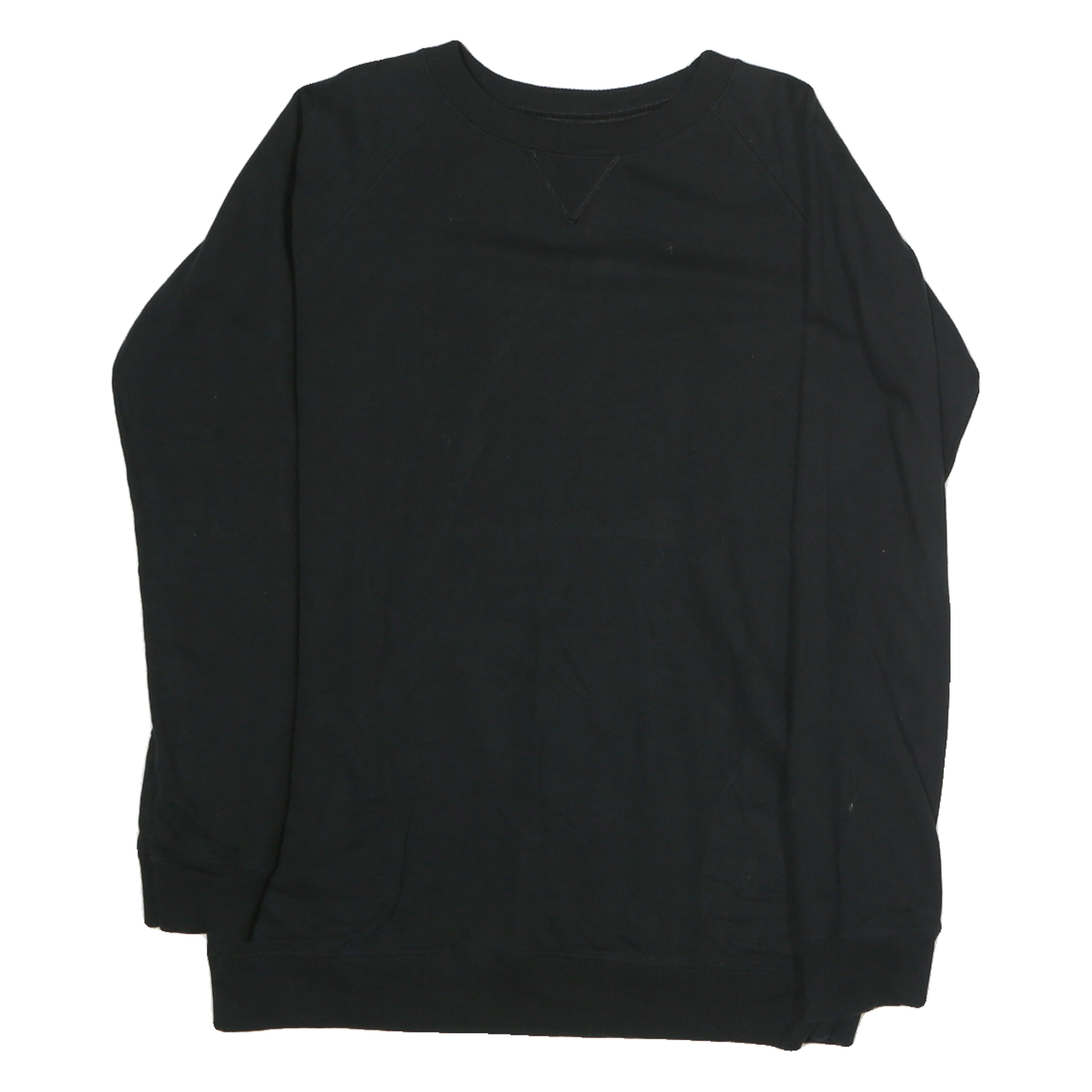 LEVI'S Mens Black Crew Neck XL Casual Cotton Sweatshirt Pullover Plain Refurbished - N/A refurbished available on Cerqular