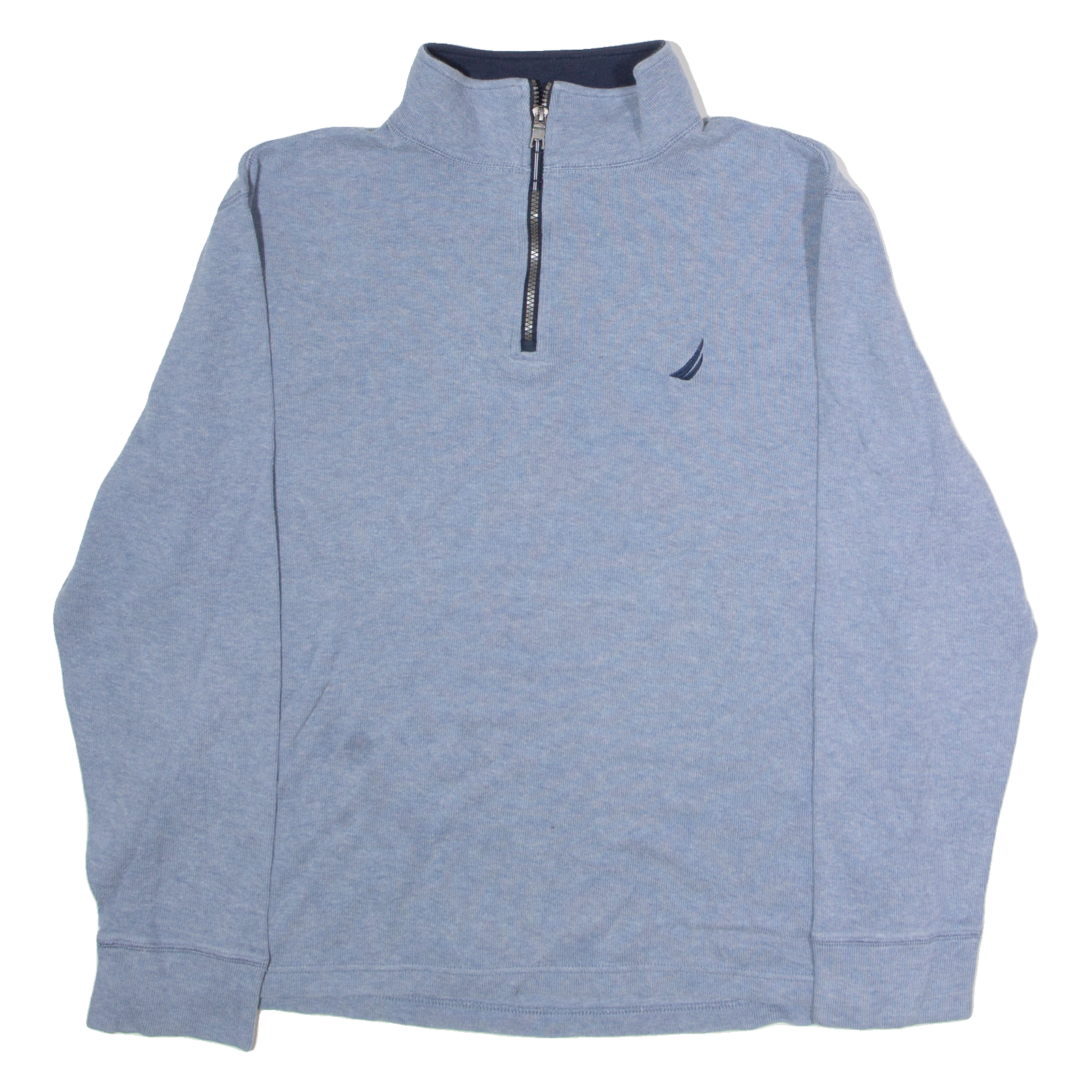 NAUTICA Mens Jumper Blue 1/4 Zip Tight Knit XL Refurbished - N/A refurbished available on Cerqular