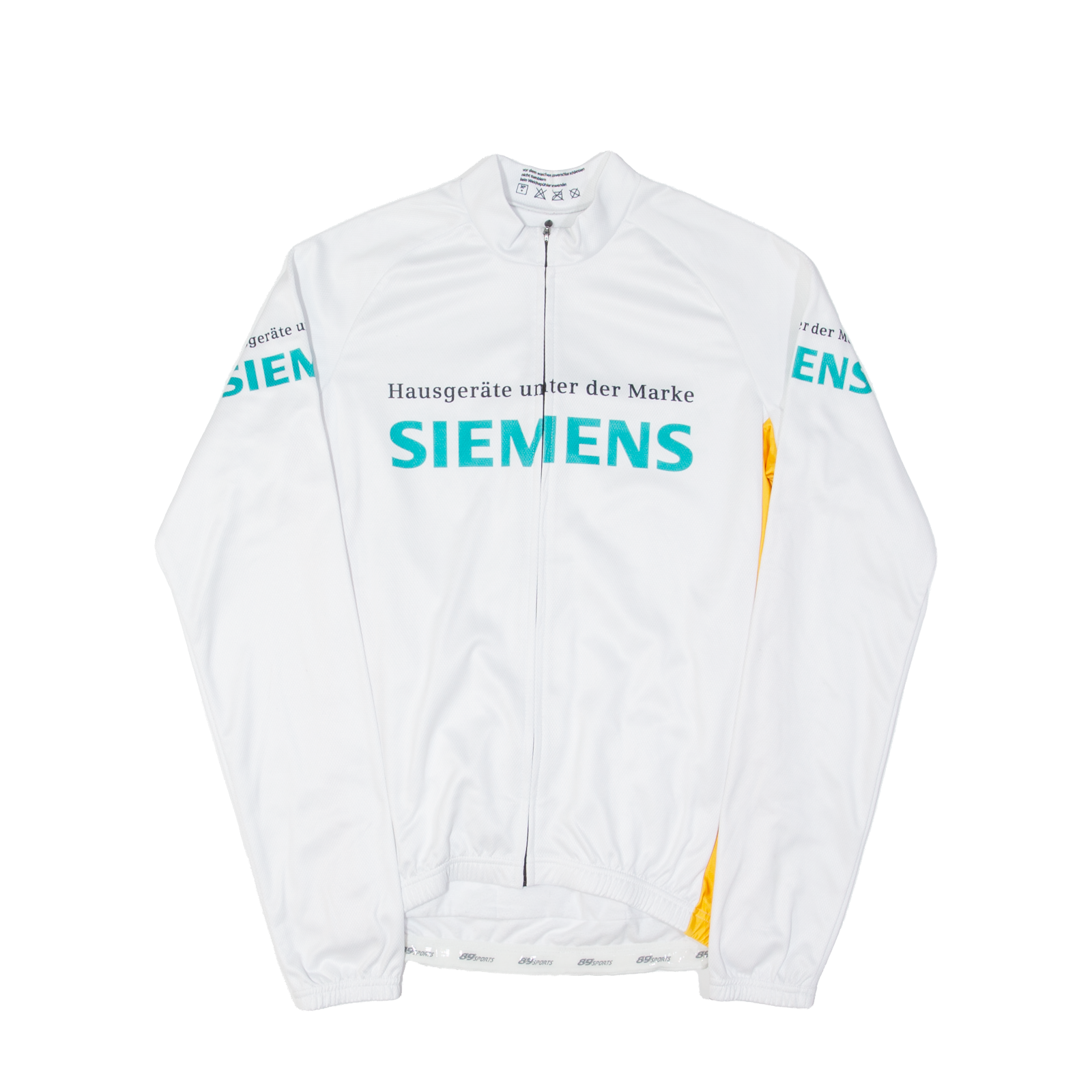 89 SPORT Cycling Full Zip Mens Jersey White Long Sleeve M Refurbished - N/A refurbished available on Cerqular