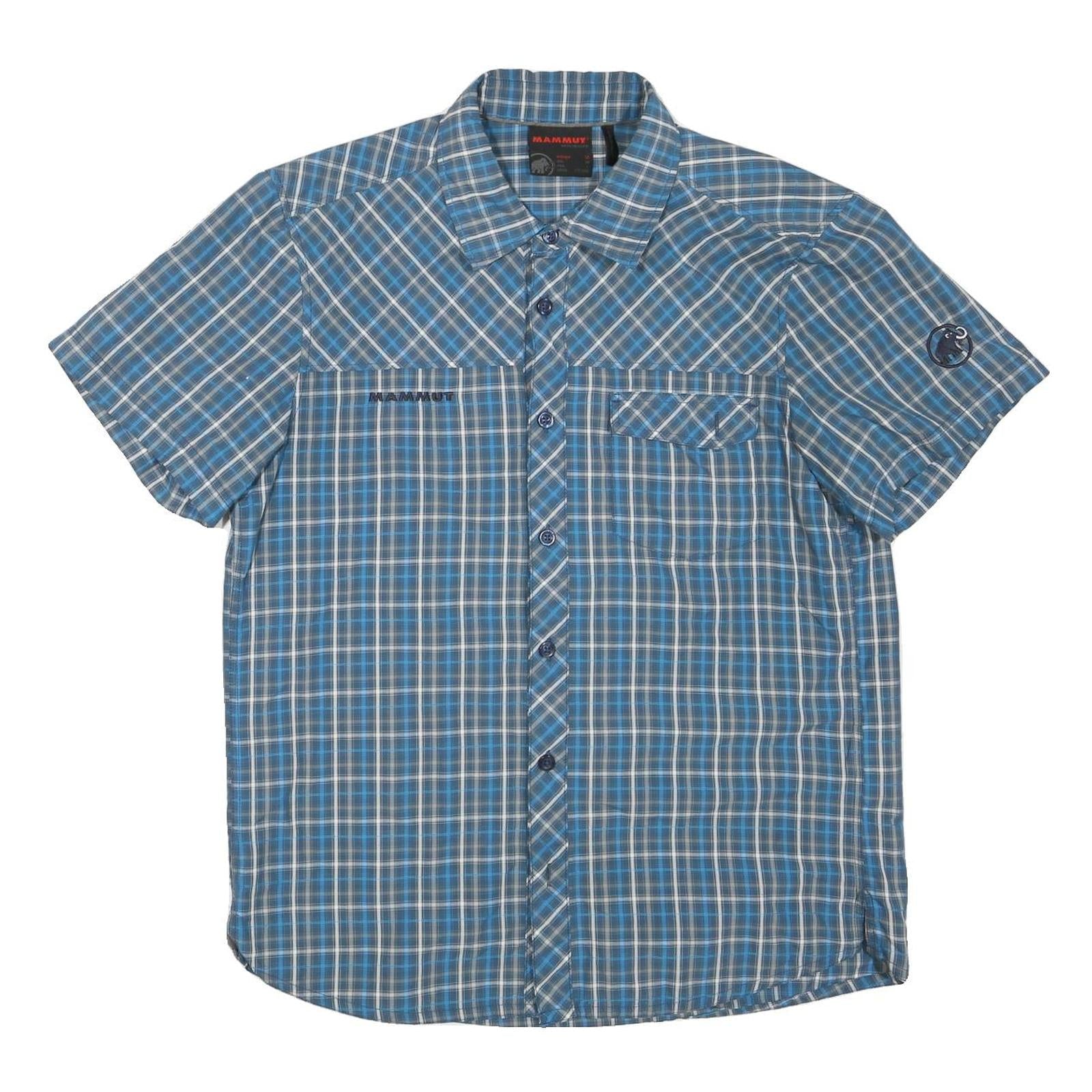 Buy MAMMUT Mens Blue Check Casual Short Sleeve Shirt M Cotton Blend Comfort Refurbished - $41.59 MAMMUT Mens Blue Check Casual Short Sleeve Shirt M Cotton Blend Comfort Refurbished - N/A refurbished available on Cerqular