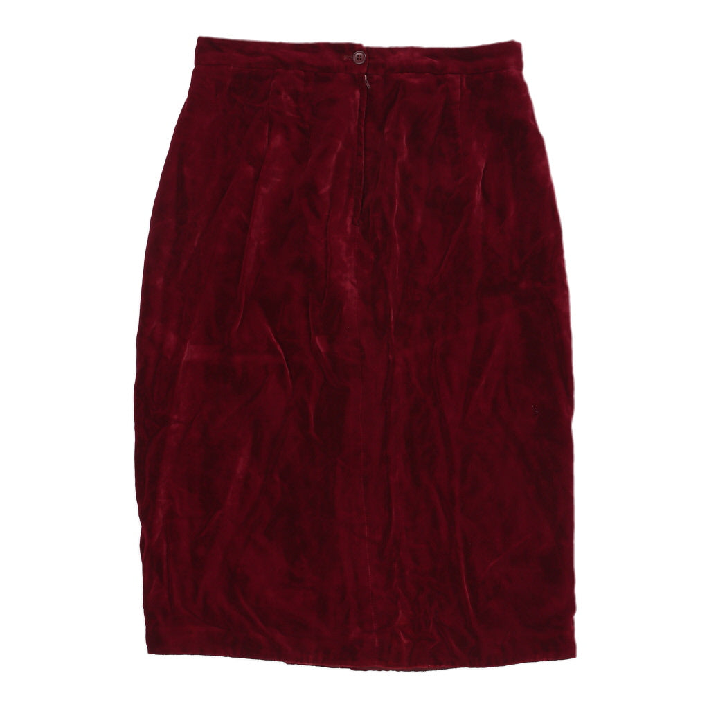 Valentino Skirt - 30W UK 10 Red Viscose | Size: UK 10 Refurbished - N/A (Preloved Designer is not a specific brand, it refurbished available on Cerqular