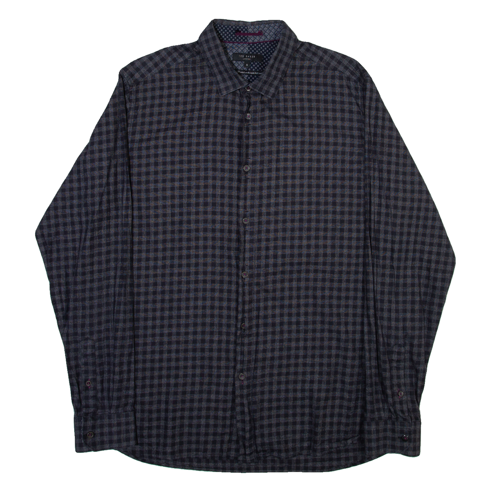 Buy TED BAKER Mens Shirt Grey Check Long Sleeve XL Refurbished - $28.59 TED BAKER Mens Shirt Grey Check Long Sleeve XL Refurbished - N/A refurbished available on Cerqular