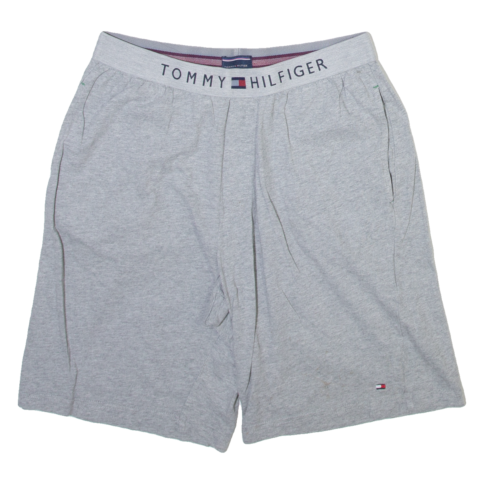 TOMMY HILFIGER Mens Casual Shorts Grey Slim XS W26 Refurbished - N/A refurbished available on Cerqular