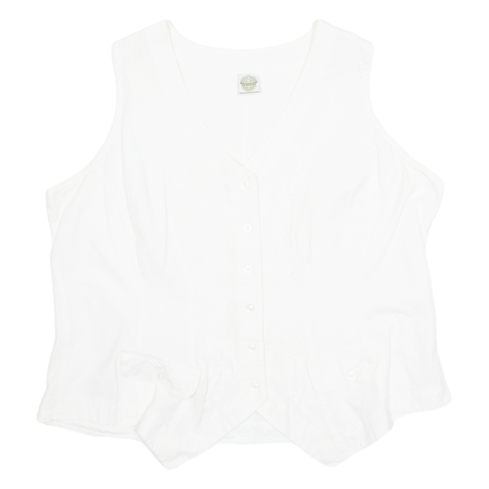 Buy LA COTONNIERE Womens Top White V-Neck Sleeveless L Refurbished - $16.89 LA COTONNIERE Womens Top White V-Neck Sleeveless L Refurbished - N/A refurbished available on Cerqular