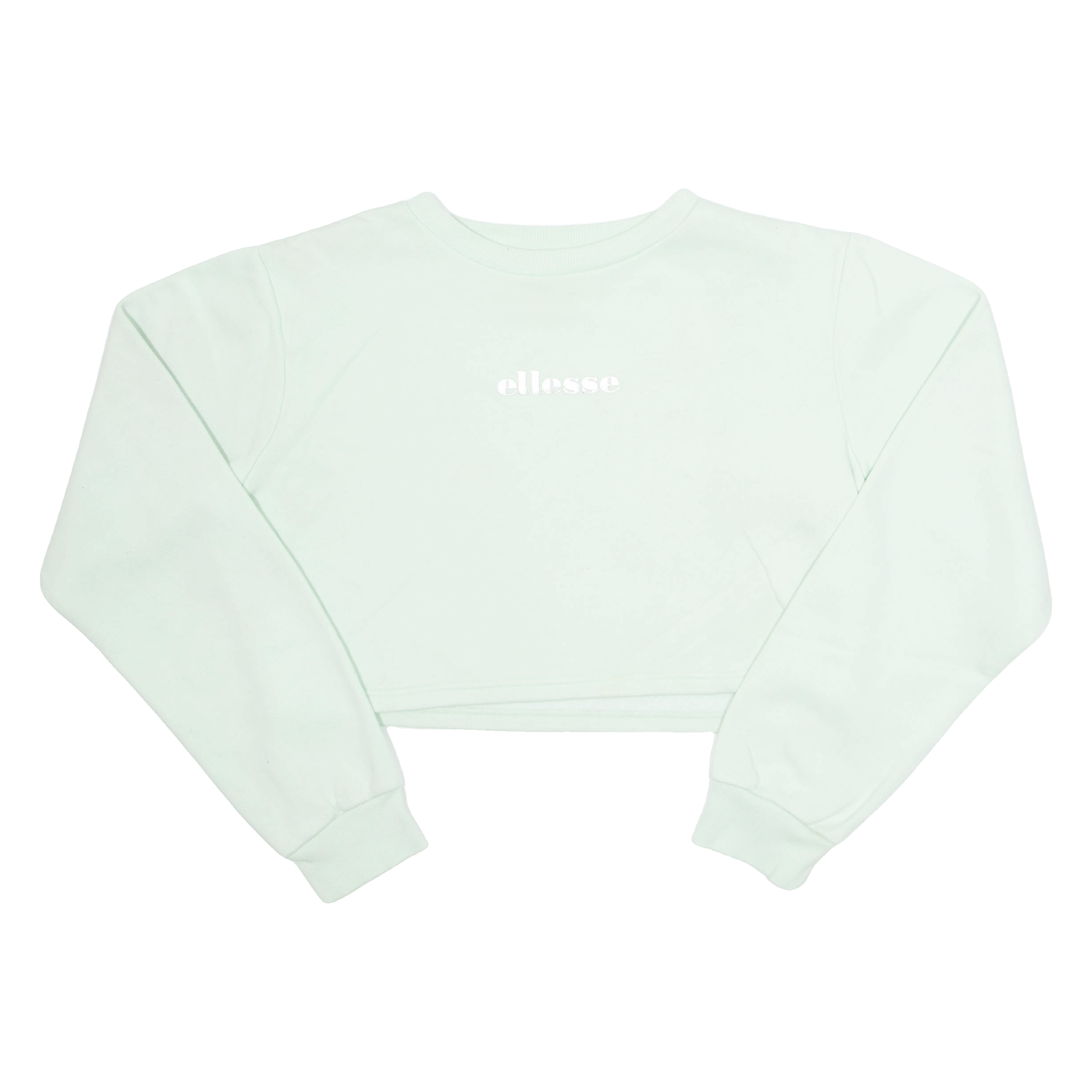 ELLESSE Cropped Womens Sweatshirt Green UK 10 Refurbished - N/A refurbished available on Cerqular