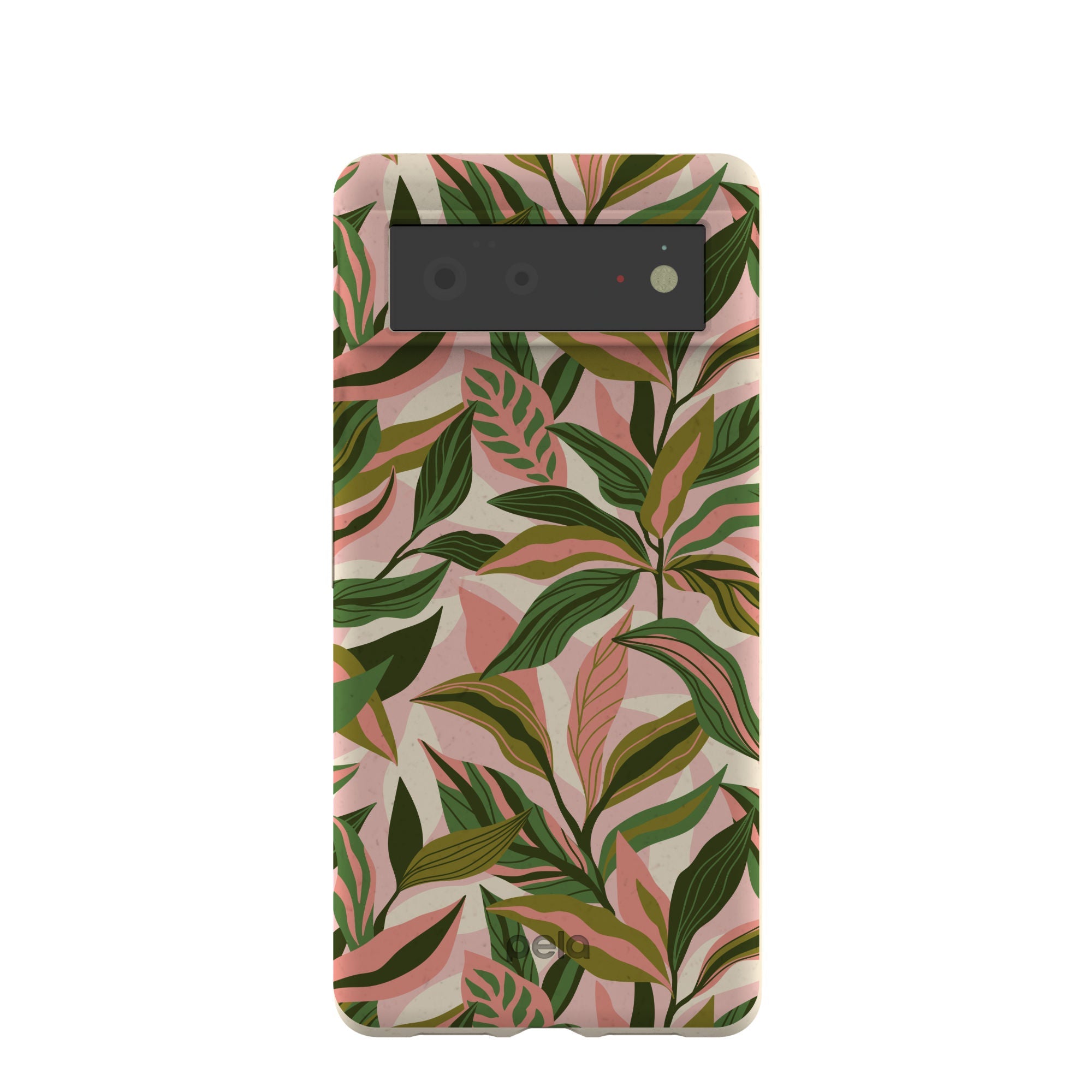 London Fog Pink Botanics Google Pixel 6 Case Refurbished - Pela Case refurbished available on Cerqular