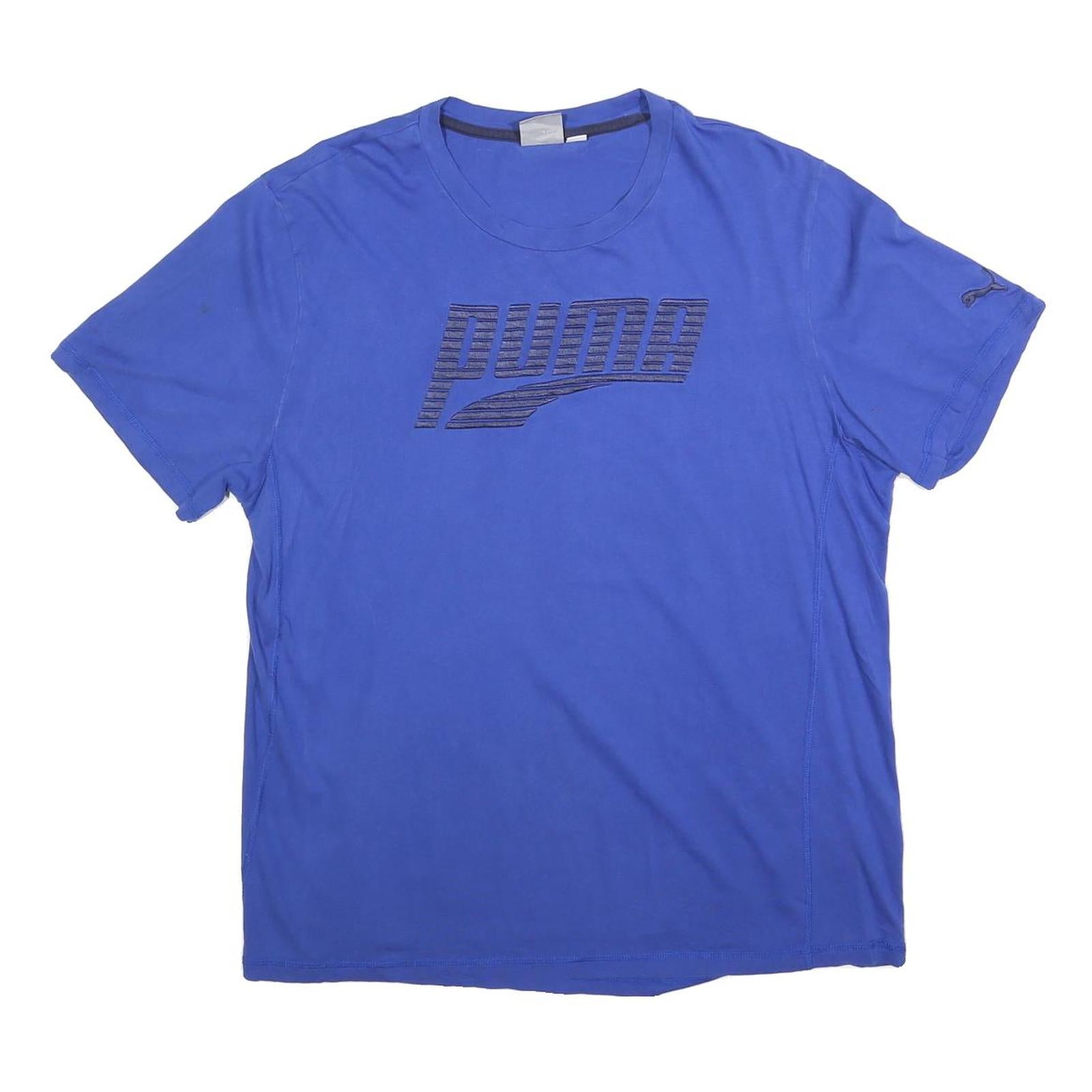 Buy PUMA Mens Blue Graphic T-Shirt XL Short Sleeve Crew Neck Cotton Blend Casual Refurbished - $19.49 PUMA Mens Blue Graphic T-Shirt XL Short Sleeve Crew Neck Cotton Blend Casual Refurbished - N/A refurbished available on Cerqular