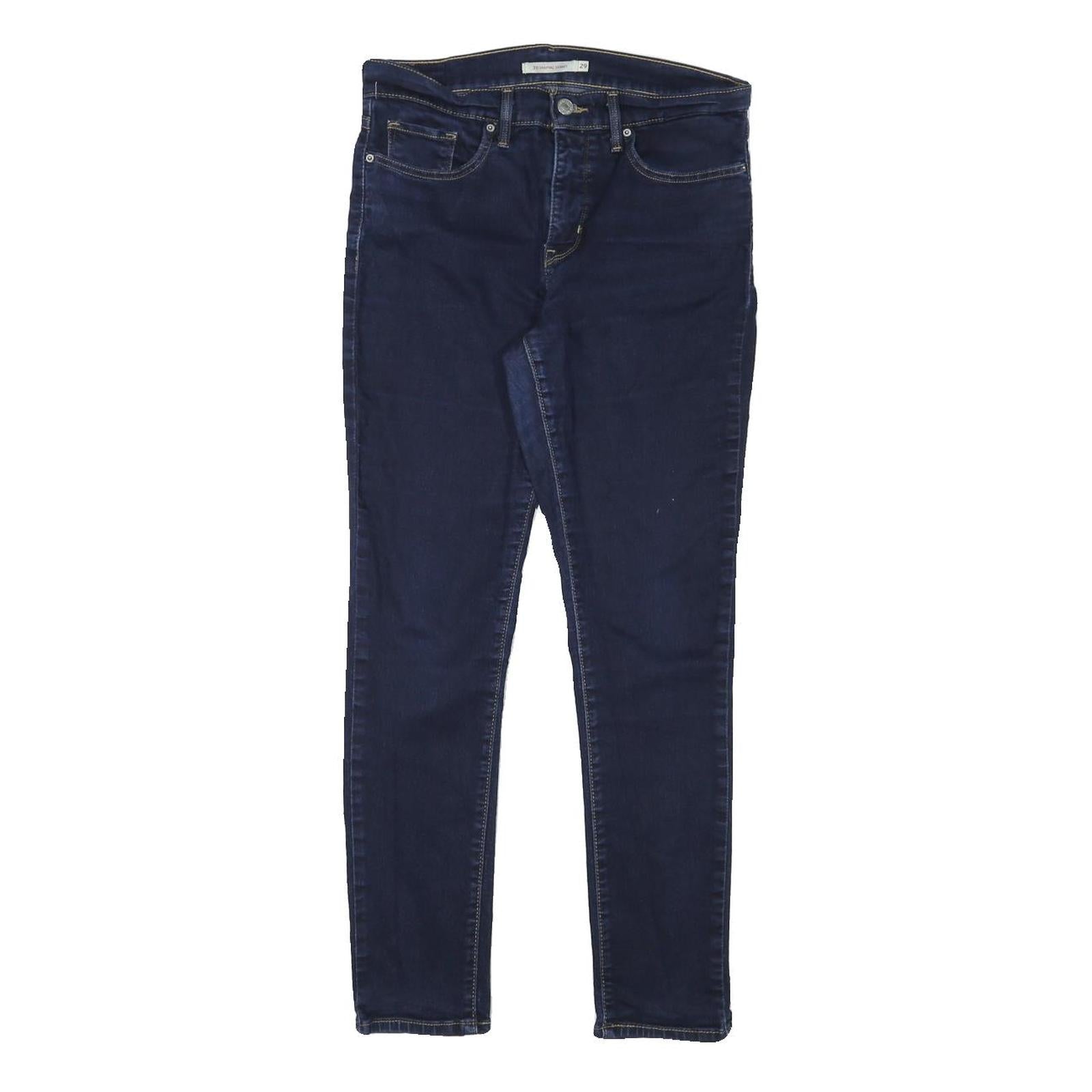 LEVI'S Womens Jeans Blue Slim Skinny Denim Medium W28 L26 Stretch Zip Refurbished - N/A refurbished available on Cerqular