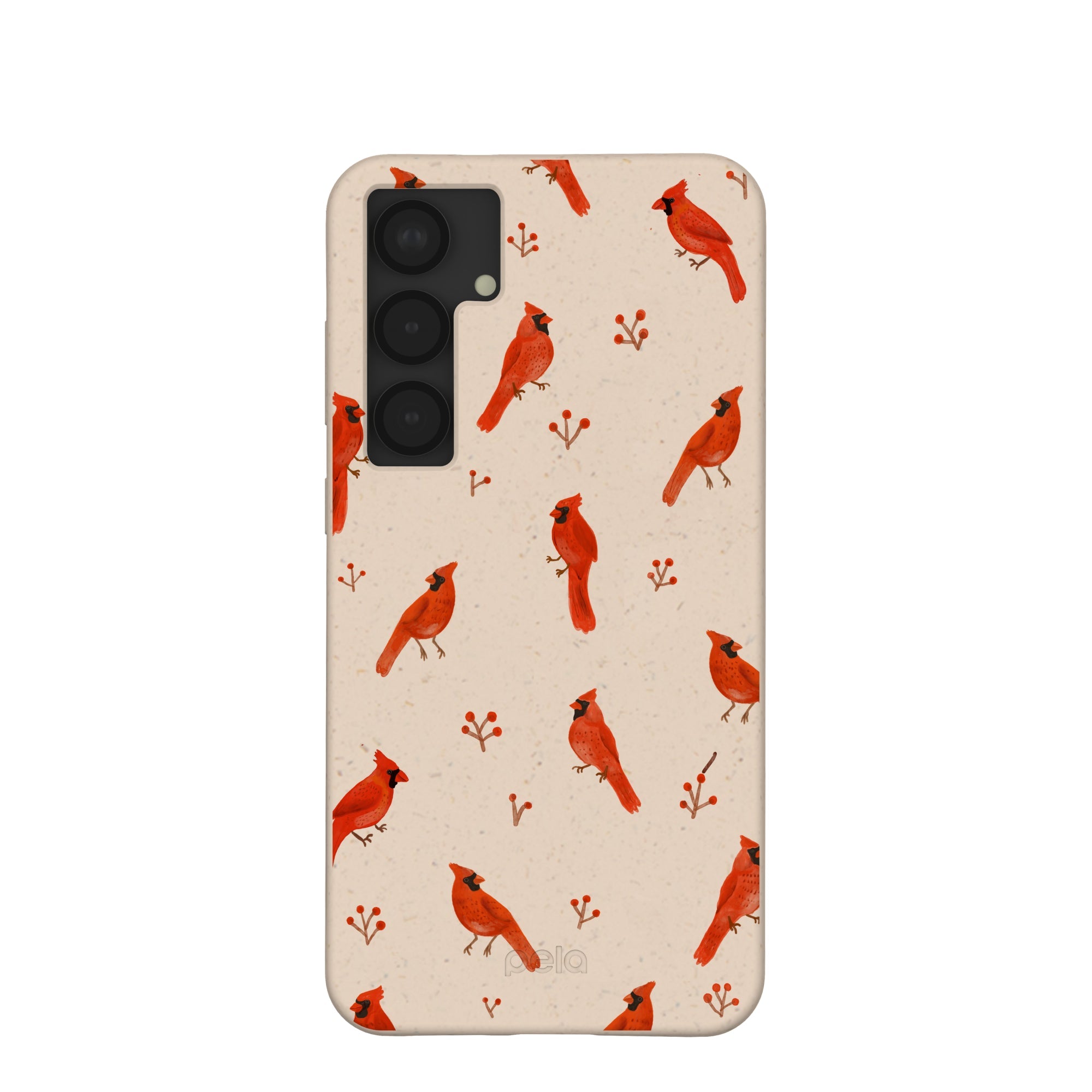 Seashell Cardinals Samsung Galaxy S25+(Plus) Case Refurbished - Pela Case refurbished available on Cerqular