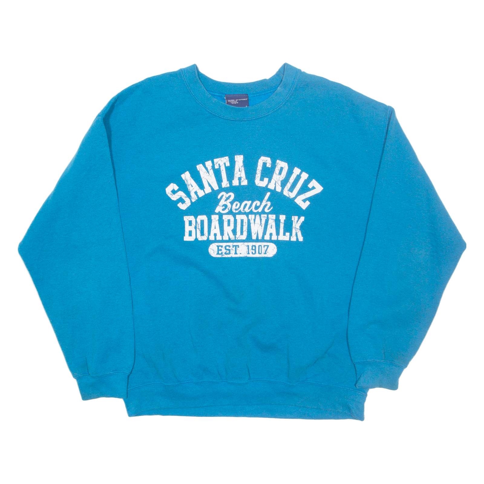 MV SPORT Santa Cruz Boardwalk Womens Sweatshirt Blue USA L Refurbished - N/A refurbished available on Cerqular