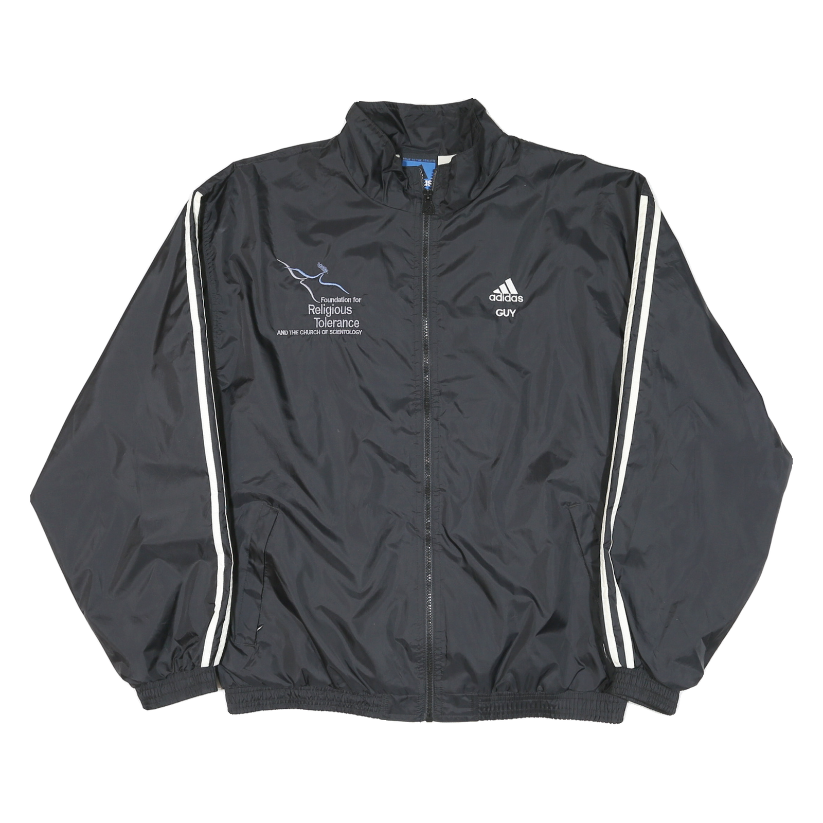 Buy ADIDAS Mens Black Zip Track Jacket L Polyester Blend Plain Religious Tolerance Refurbished - $45.49 ADIDAS Mens Black Zip Track Jacket L Polyester Blend Plain Religious Tolerance Refurbished - N/A refurbished available on Cerqular