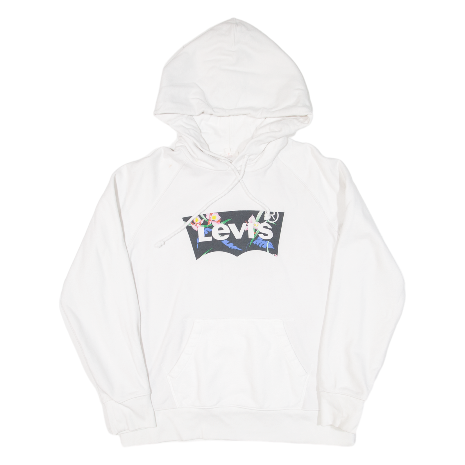 LEVI'S Womens White Hoodie M Refurbished - N/A refurbished available on Cerqular